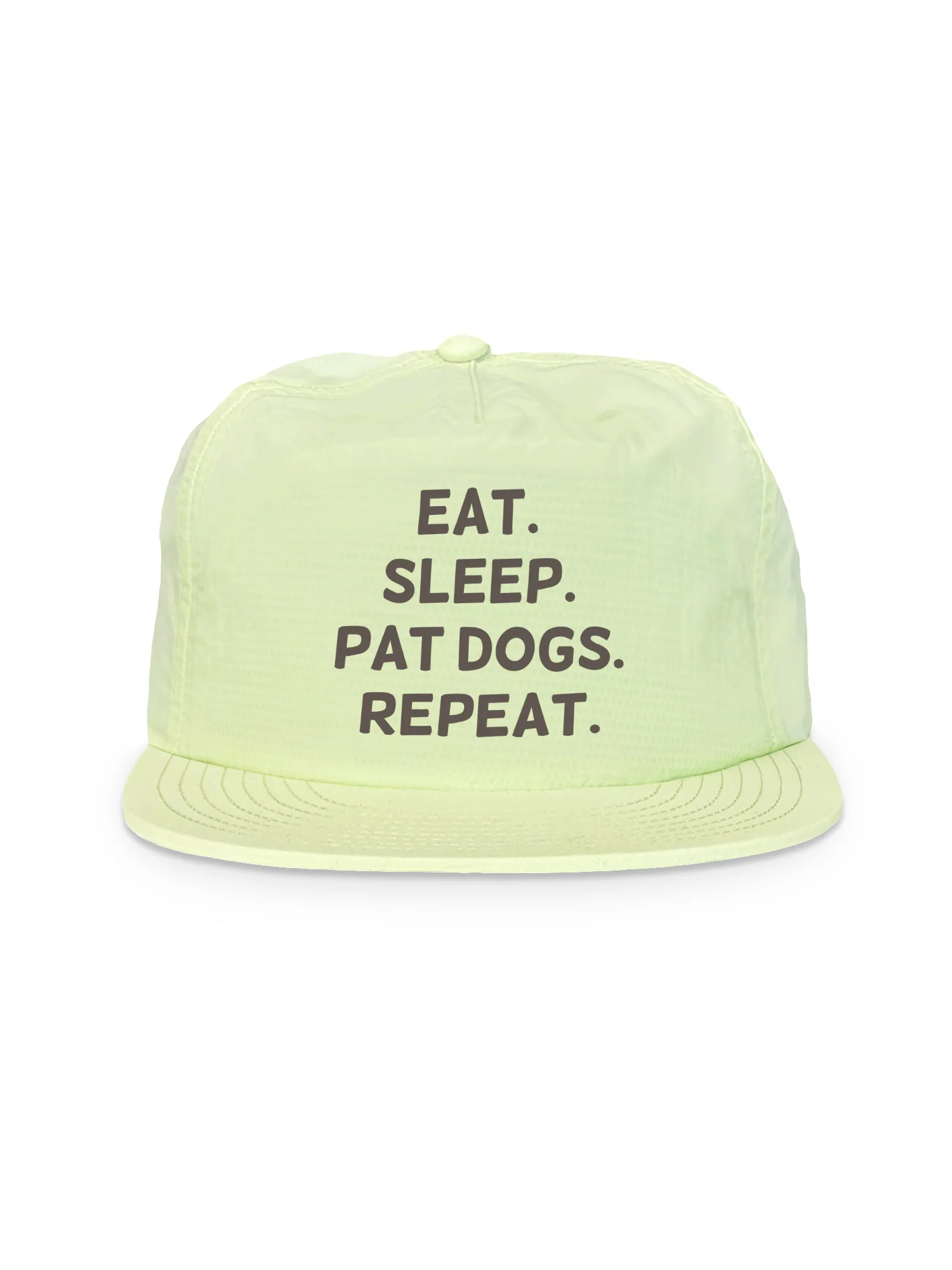 Eat. Sleep. Pat Dogs. Repeat. Quick-Dry Cap - Image 5