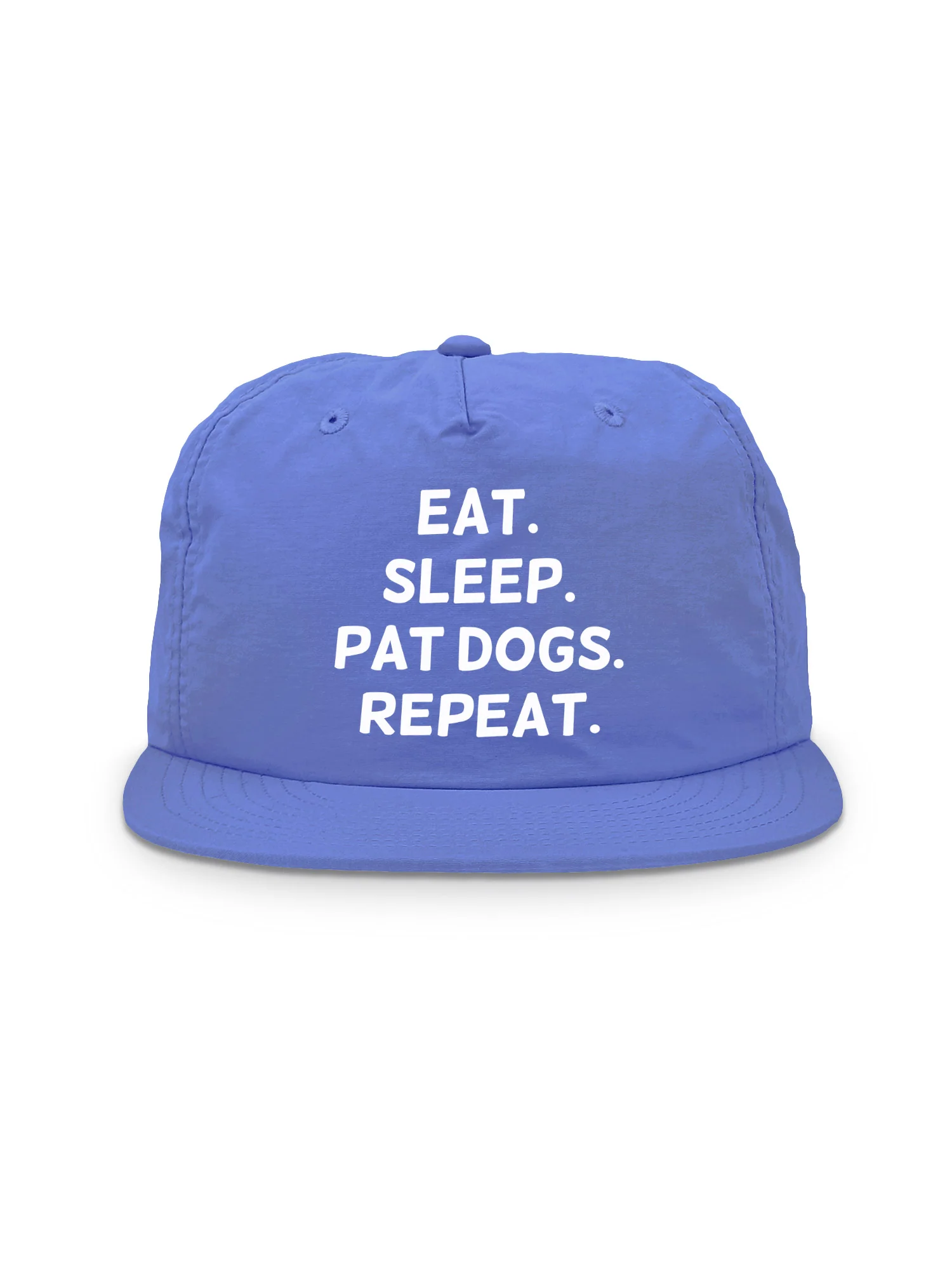 Eat. Sleep. Pat Dogs. Repeat. Quick-Dry Cap - Image 7