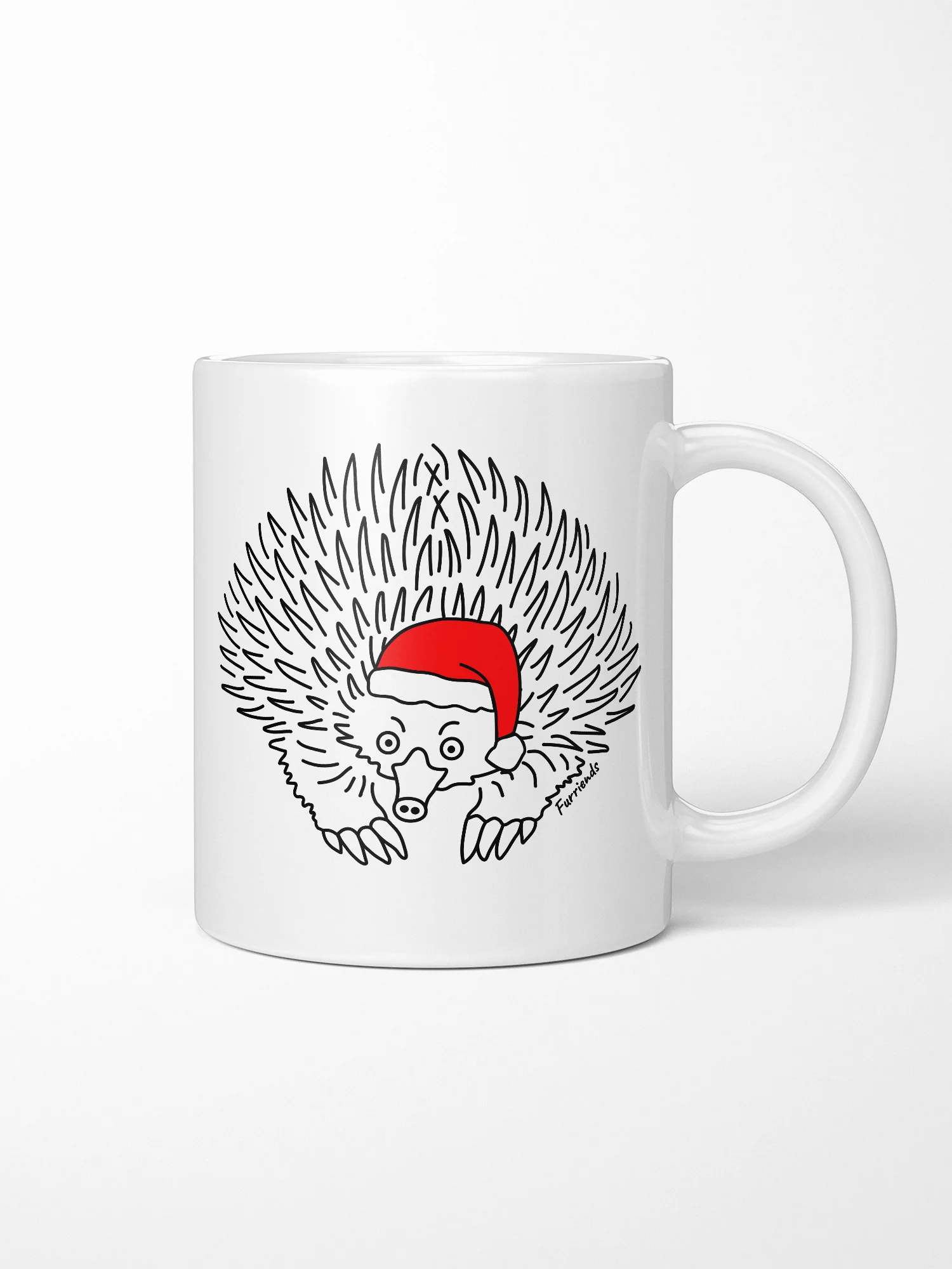 Echidna Christmas Edition Ceramic Mug - Image 2
