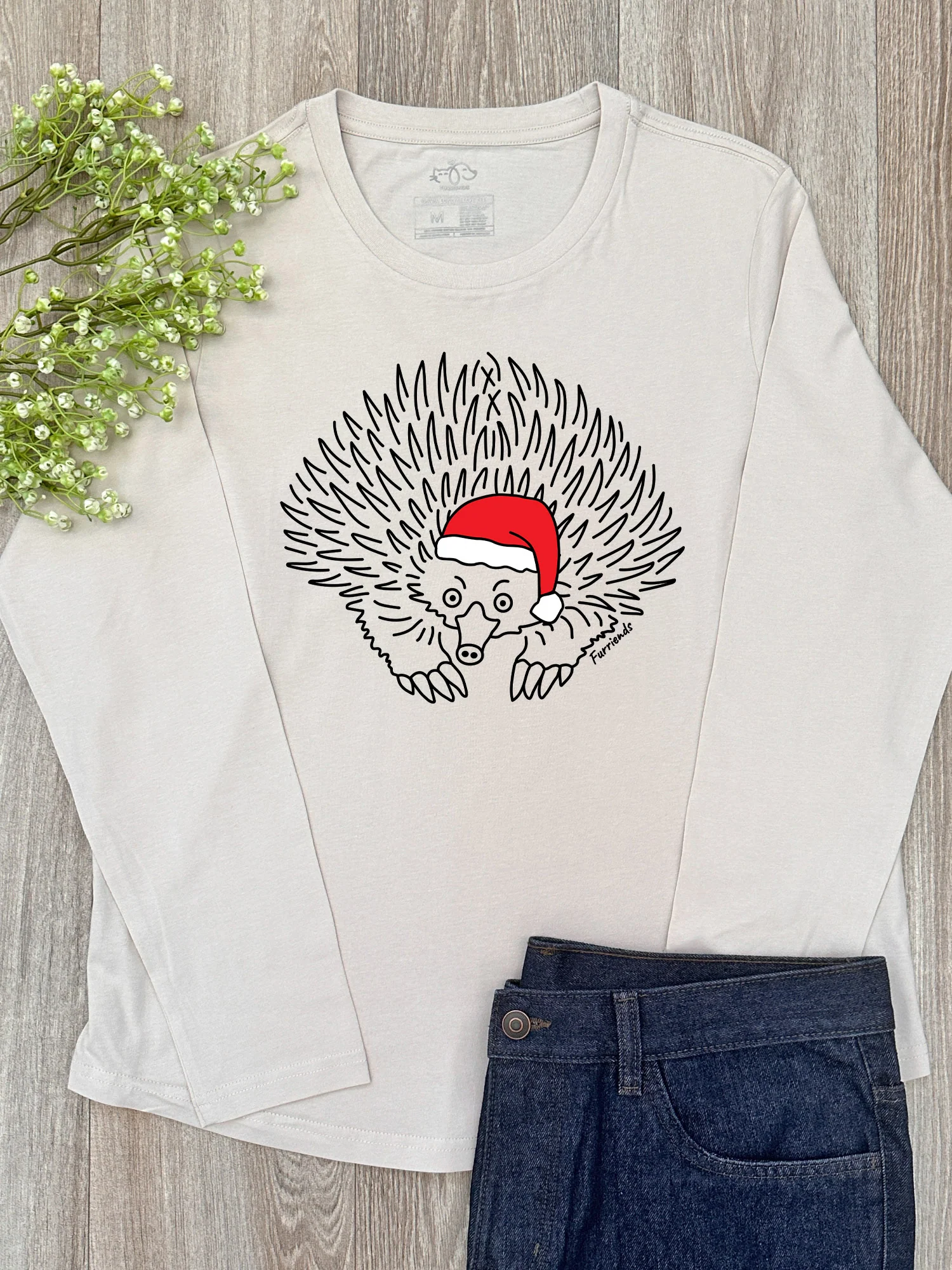 Echidna Christmas Edition Olivia Long Sleeve Tee - Image 2