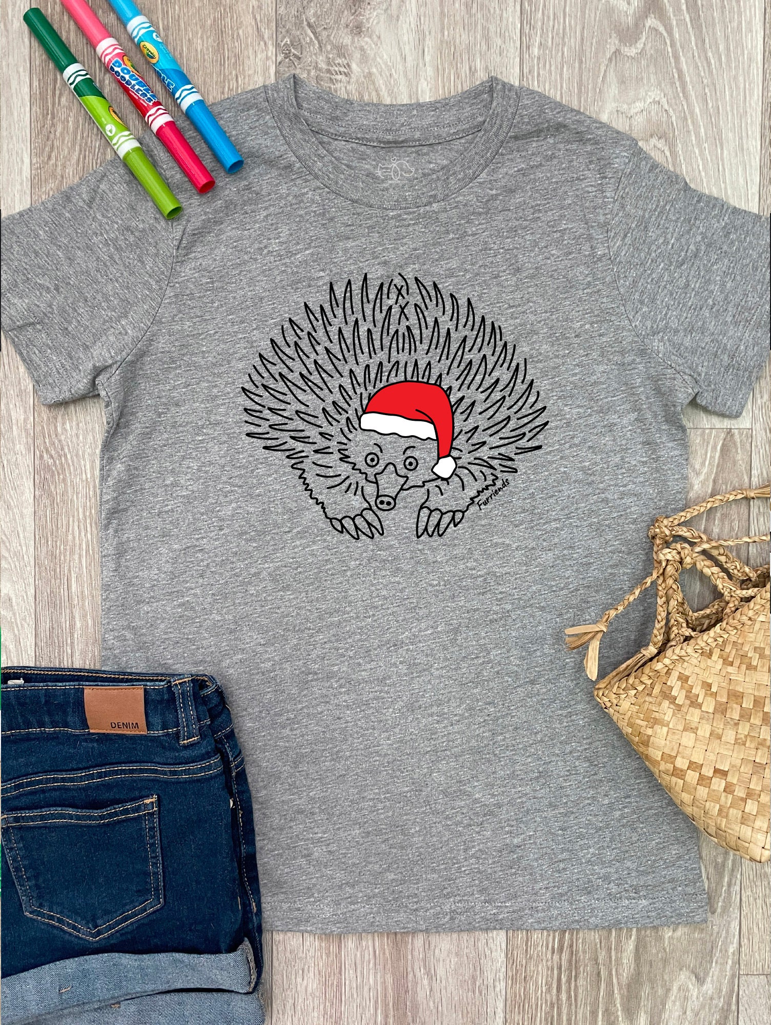 Echidna Christmas Edition Youth Tee - Image 4