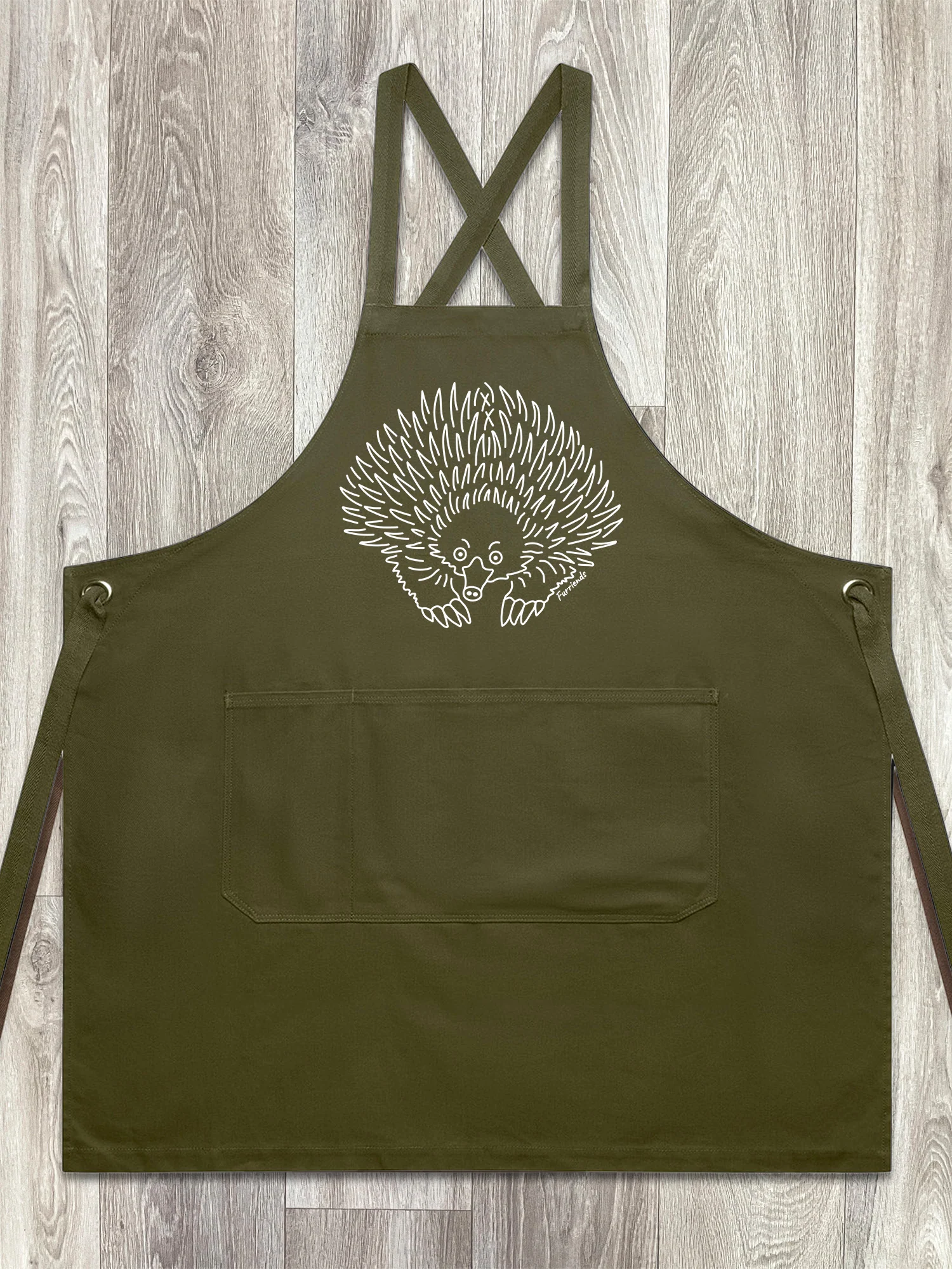Echidna Jarrah Crossback Apron - Image 5