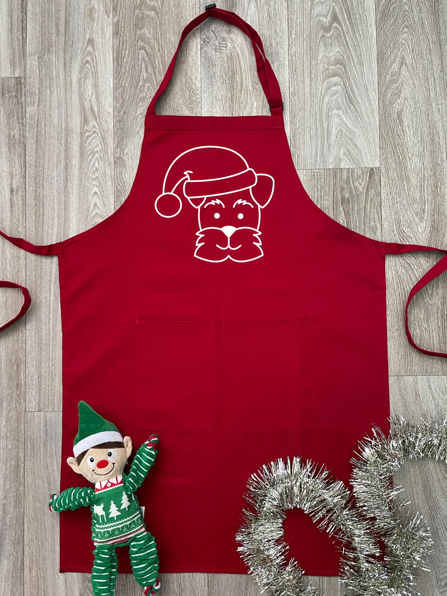 Eggnog The Dog Bib Apron - Image 2