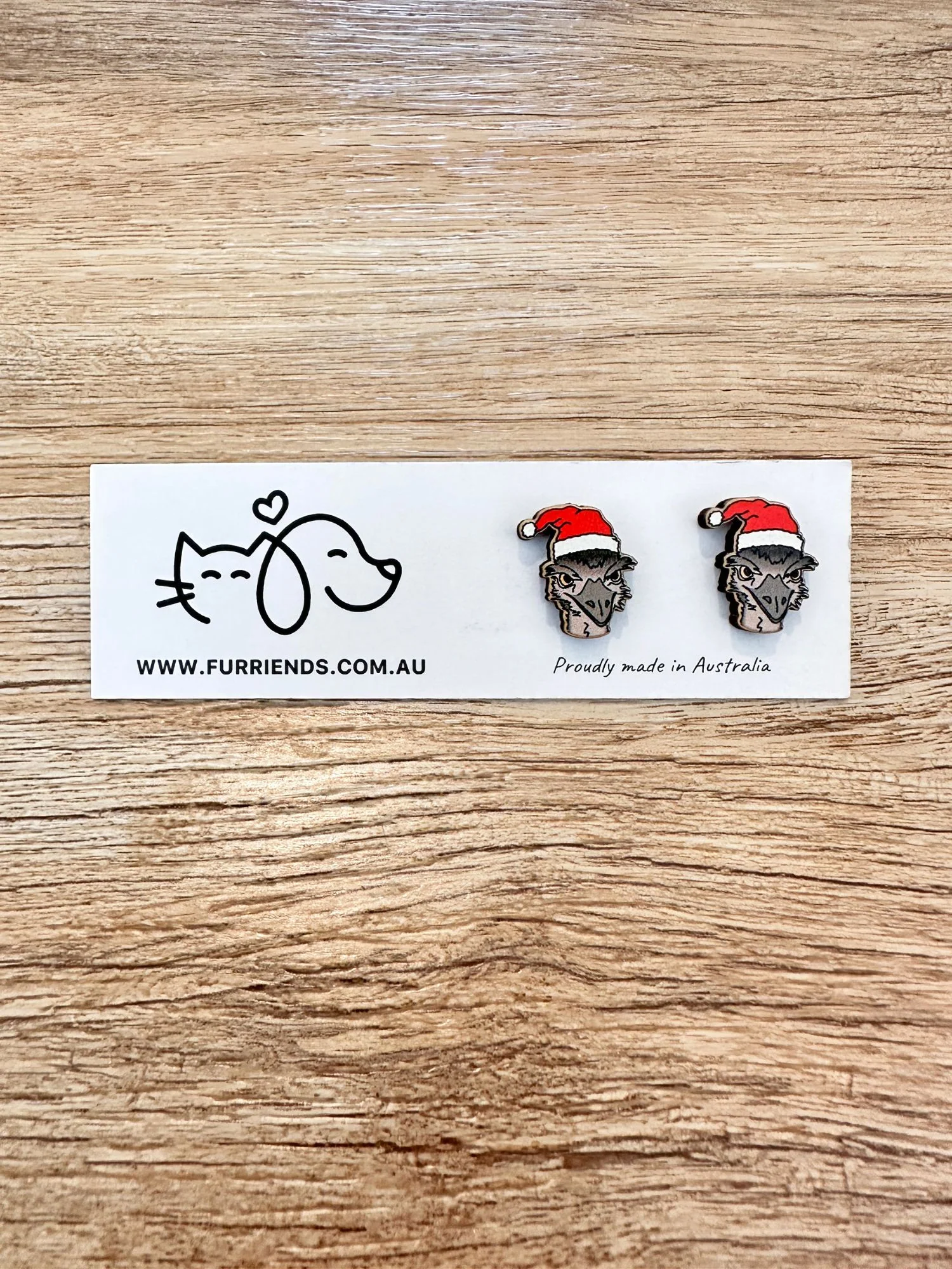 Emu Christmas Edition ColourPop Stud Earrings - Image 3