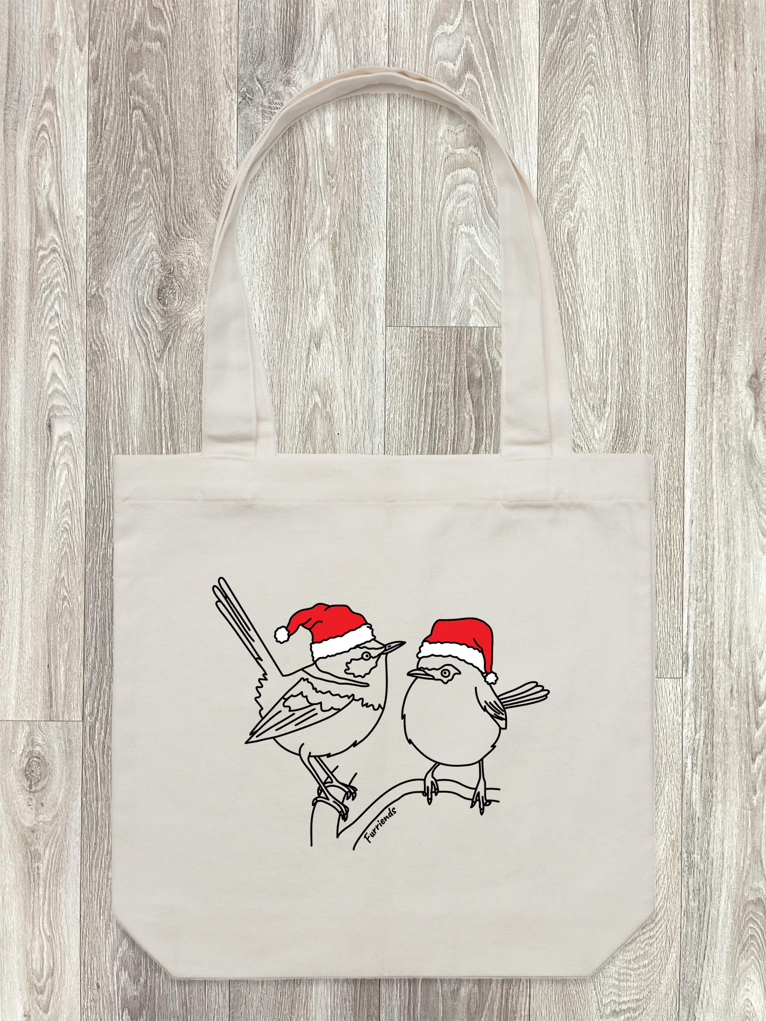 Superb Fairy Wren Christmas Edition Edith Tote Bag