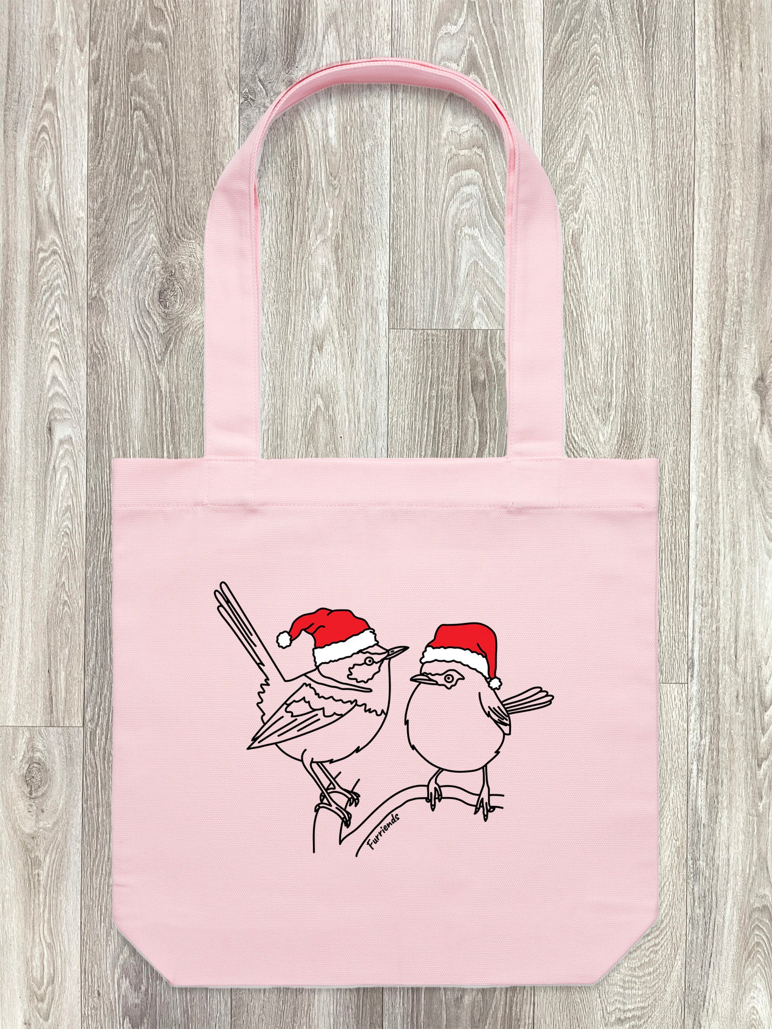 Superb Fairy Wren Christmas Edition Edith Tote Bag - Image 3