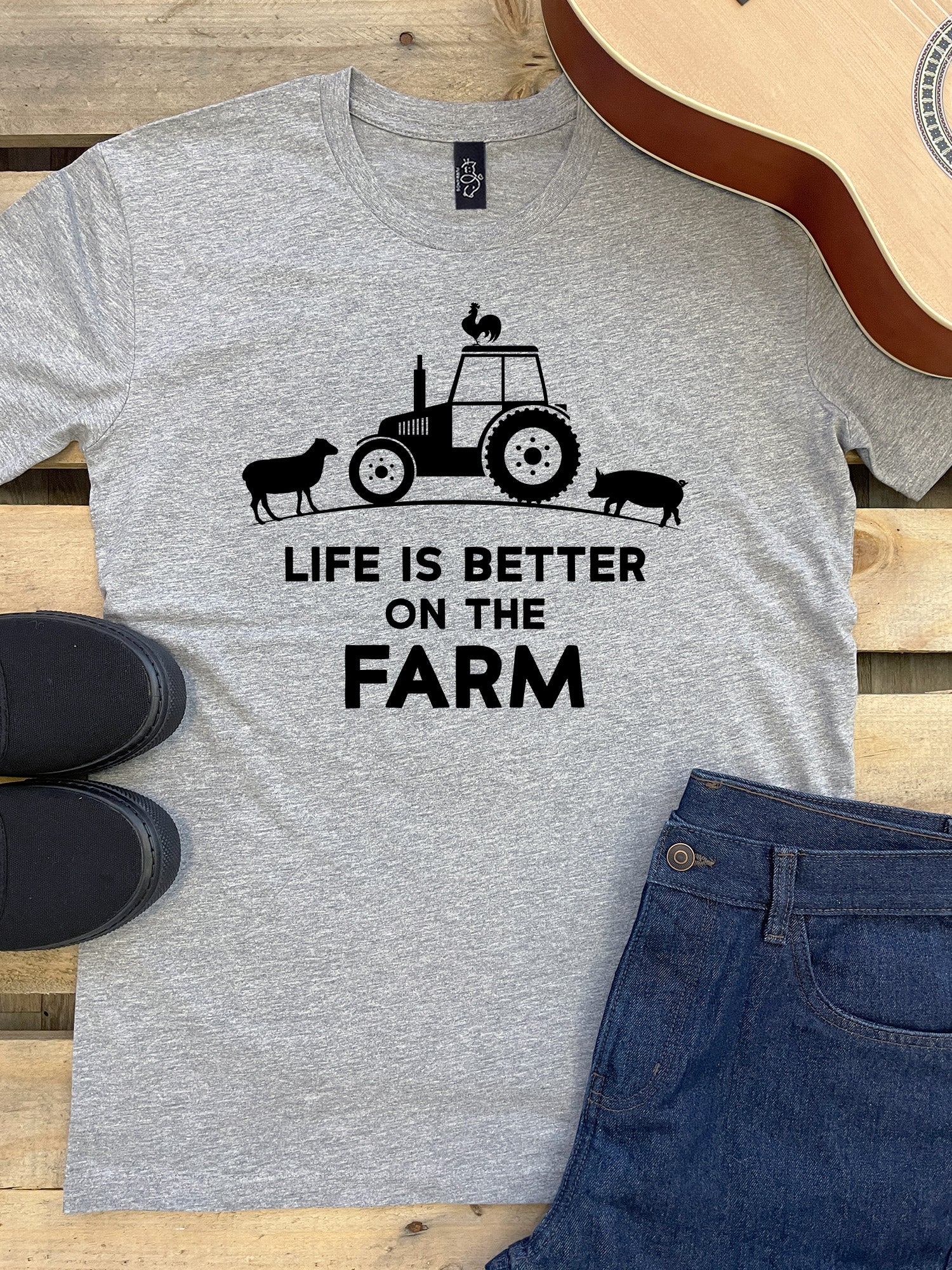 Farm Life Essential Unisex Tee - Image 2
