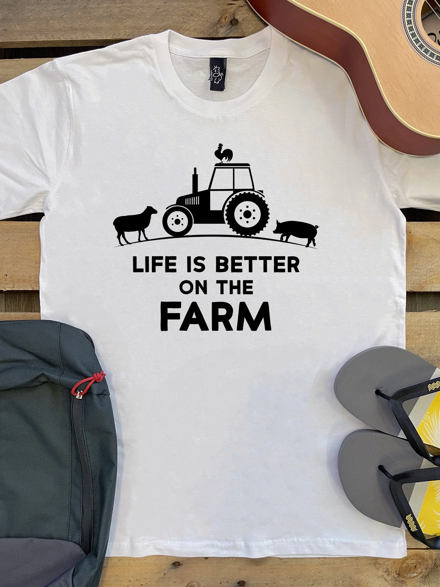 Farm Life Essential Unisex Tee - Image 3