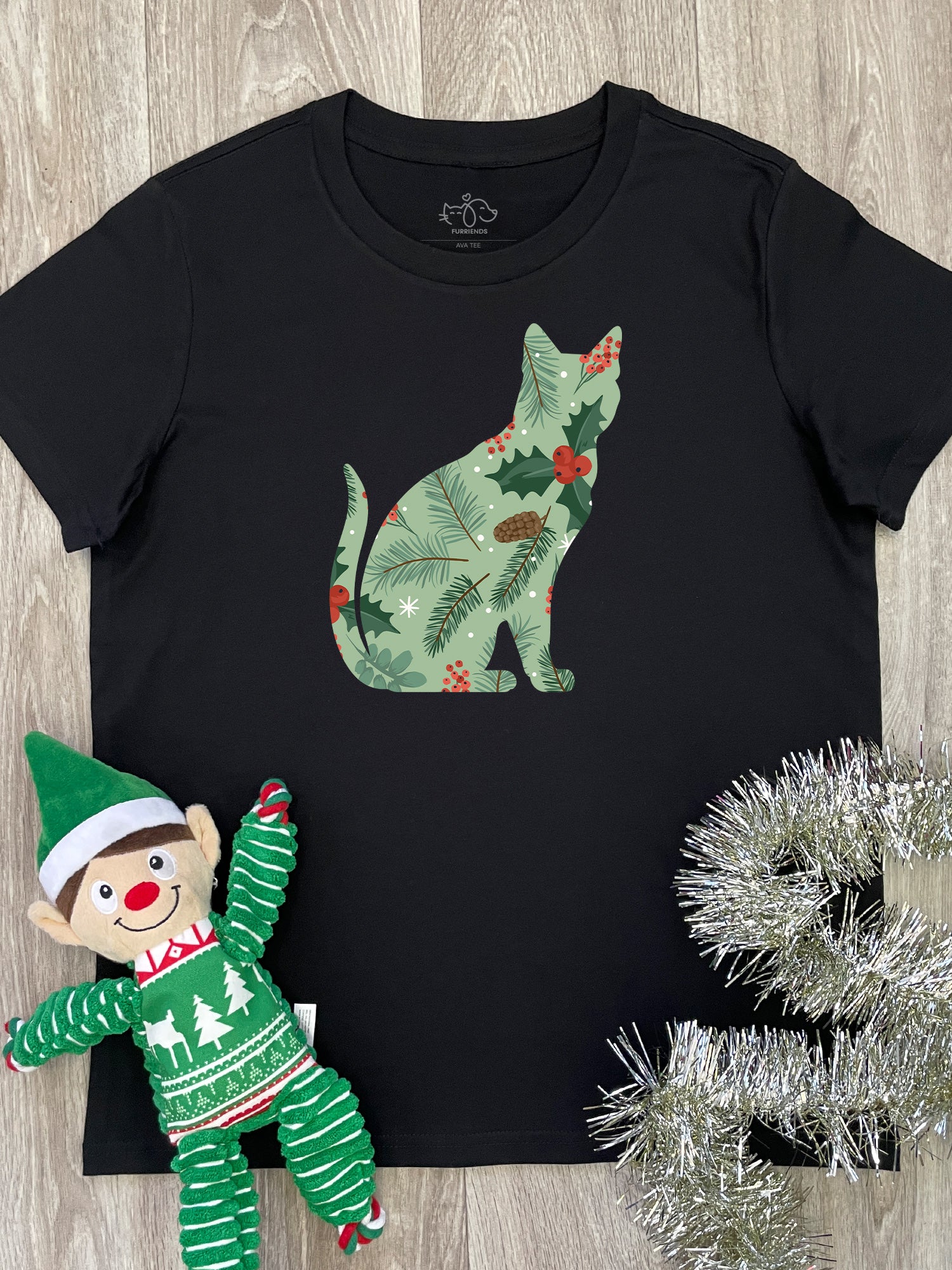 Feline Festive Ava Women's Regular Fit Tee - Image 4