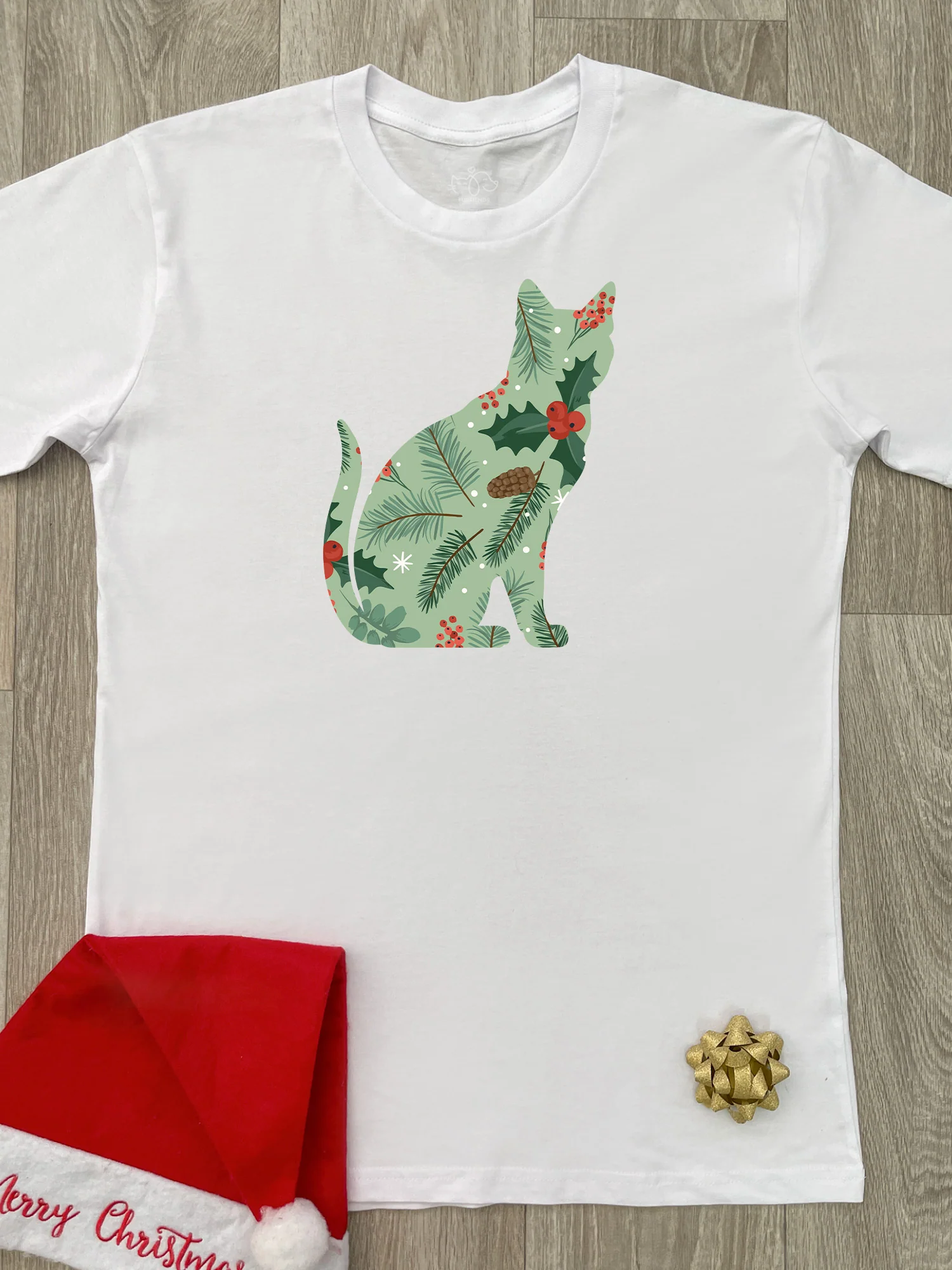 Feline Festive Essential Unisex Tee - Image 4