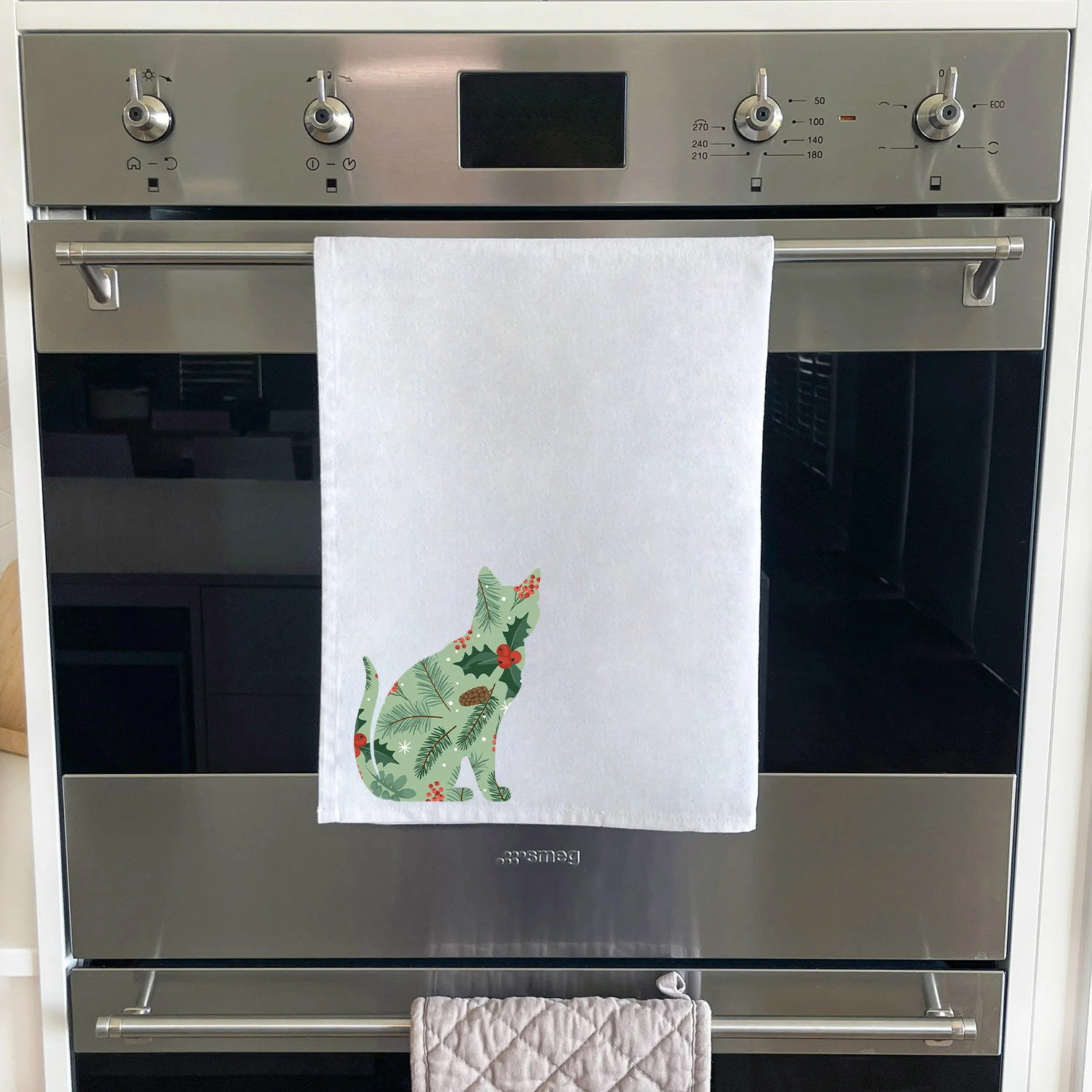 Feline Festive Tea Towel - Image 4