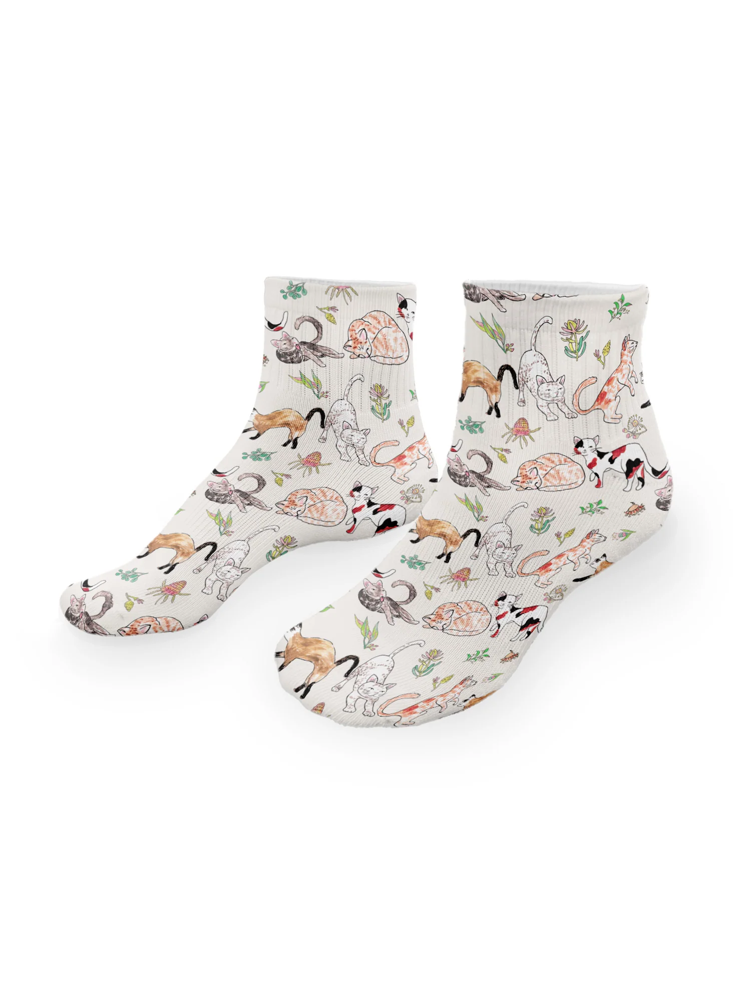 Feline Fine Ankle Socks - Image 9