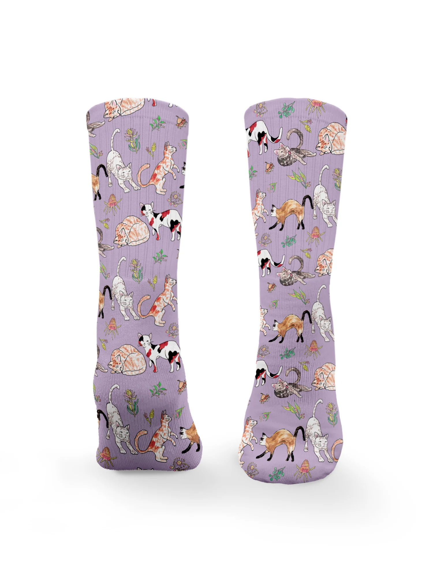Feline Fine Crew Socks - Image 2