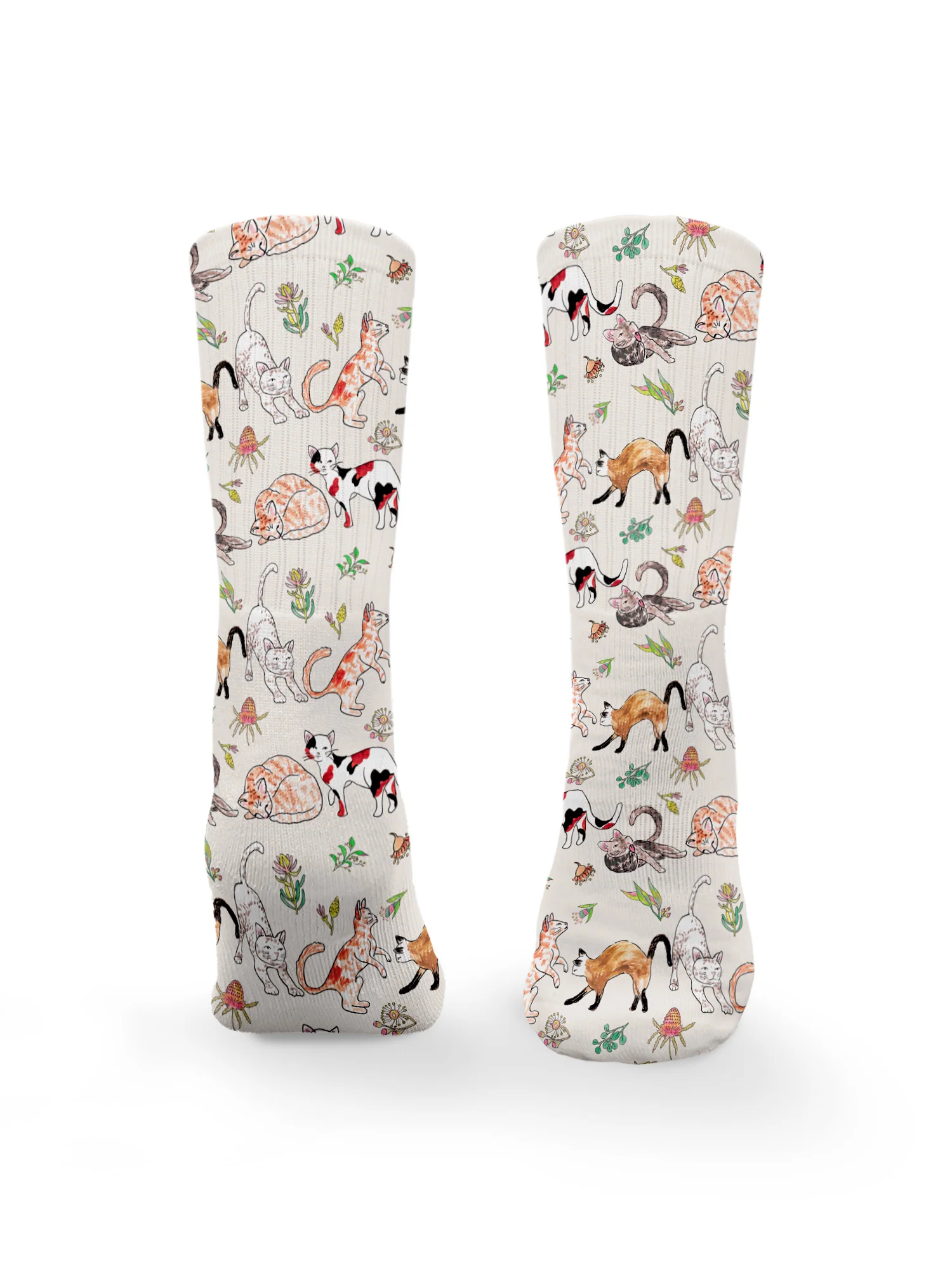 Feline Fine Crew Socks - Image 3