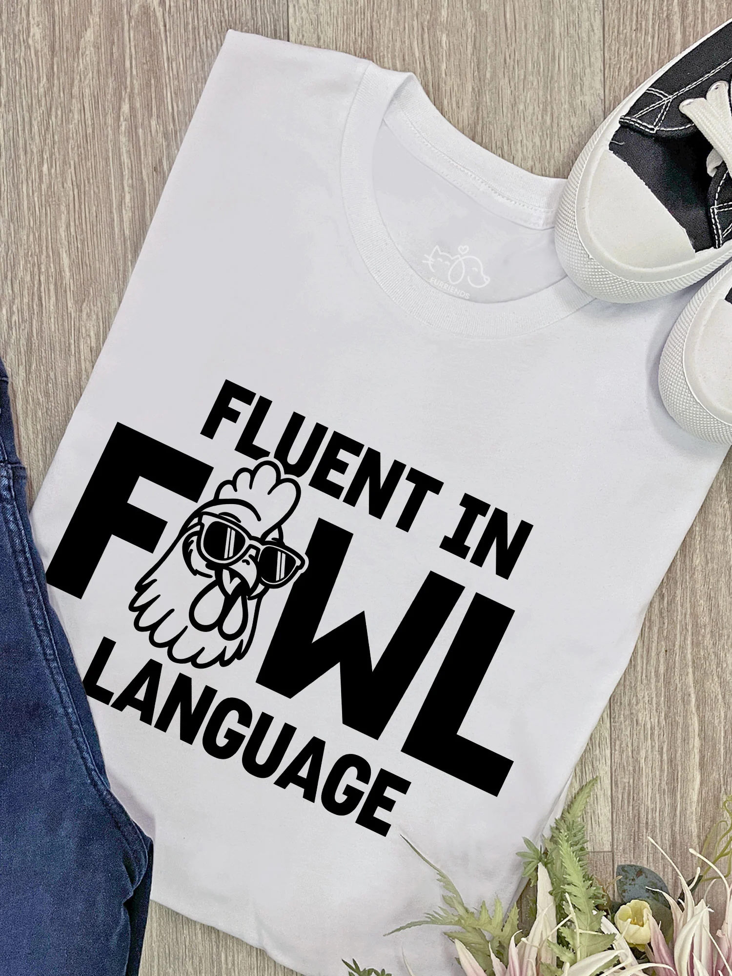Fluent In Fowl Language Ava Women's Regular Fit Tee - Image 3