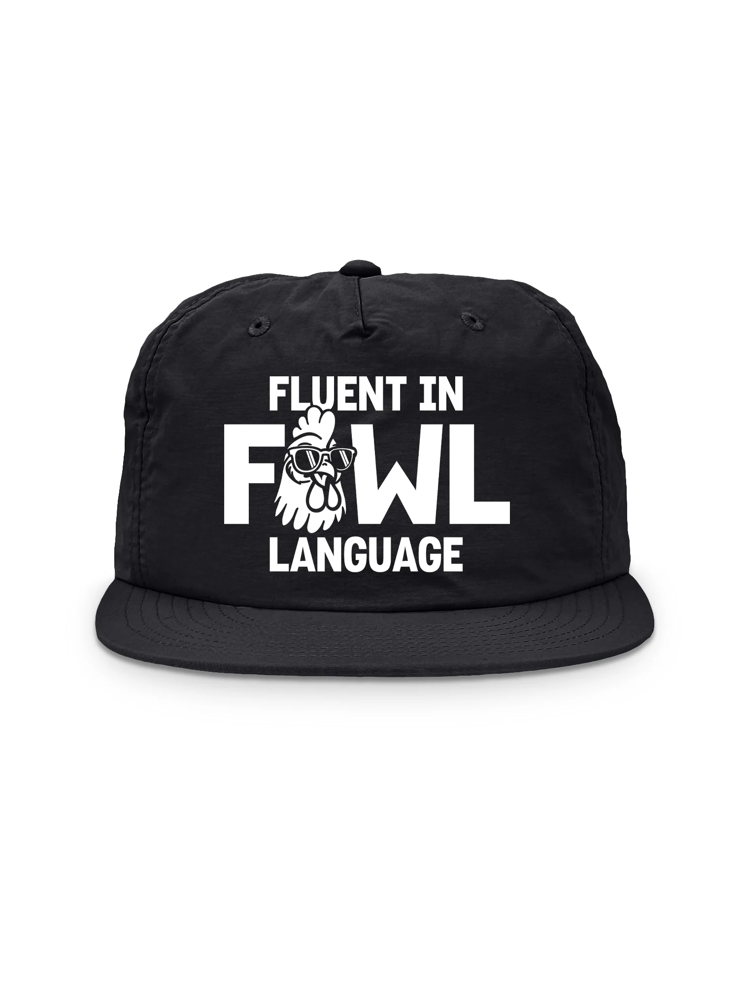 Fluent In Fowl Language Quick-Dry Cap - Image 6