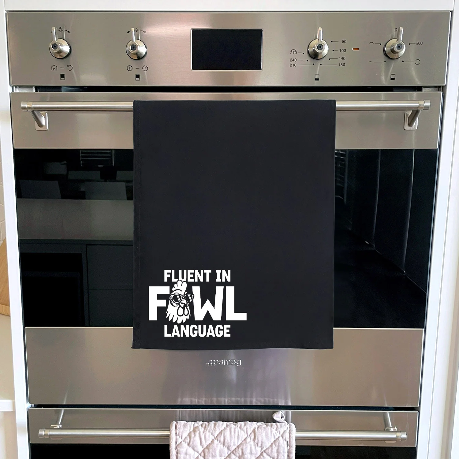 Fluent In Fowl Language Tea Towel - Image 2