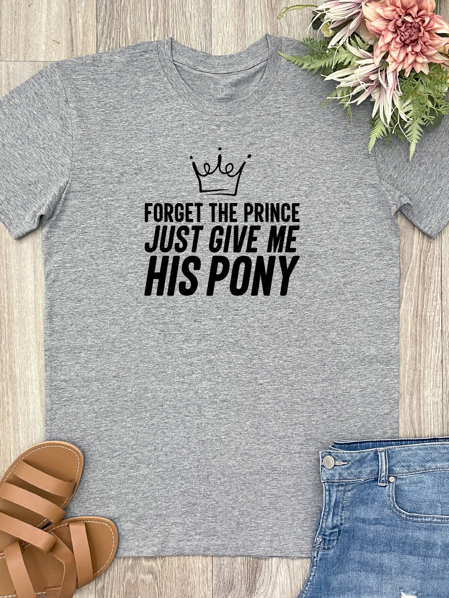 Forget The Prince Essential Unisex Tee - Image 4