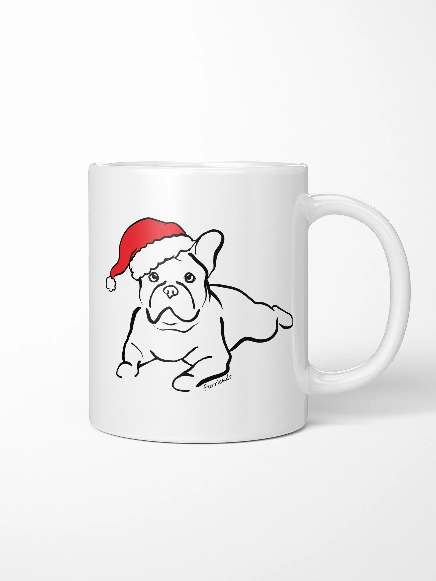 French Bulldog Christmas Edition Ceramic Mug - Image 2