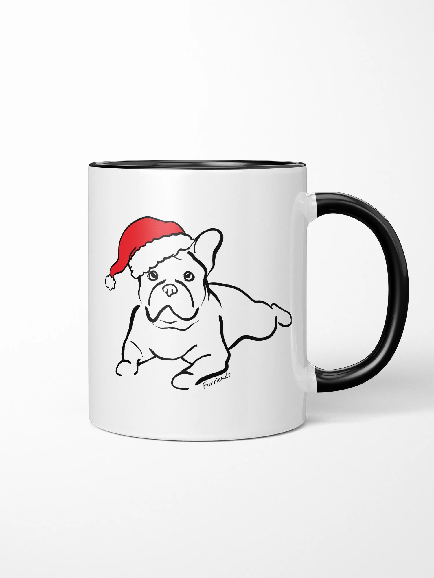 French Bulldog Christmas Edition Ceramic Mug - Image 4