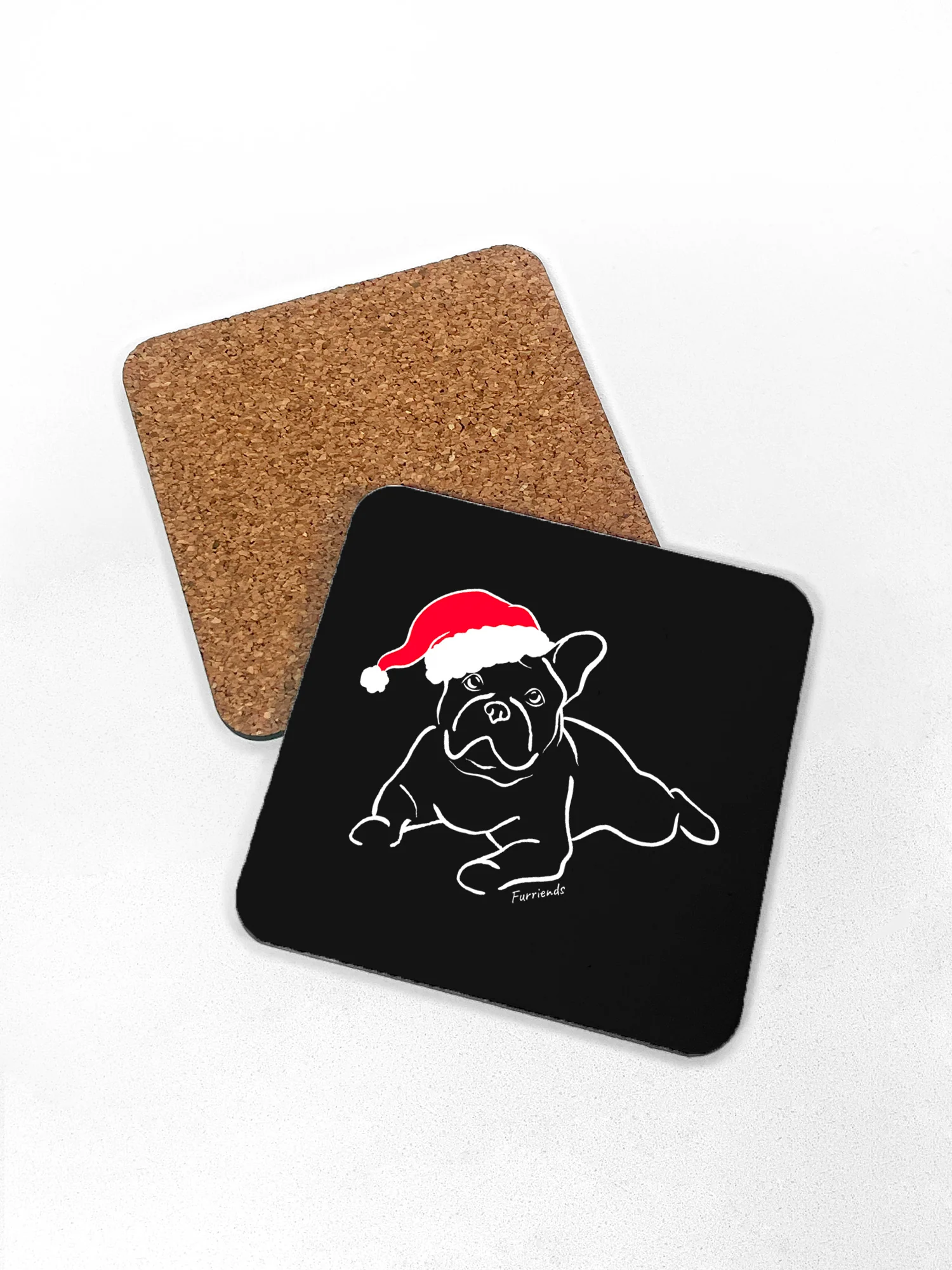 French Bulldog Christmas Edition Coaster - Image 5
