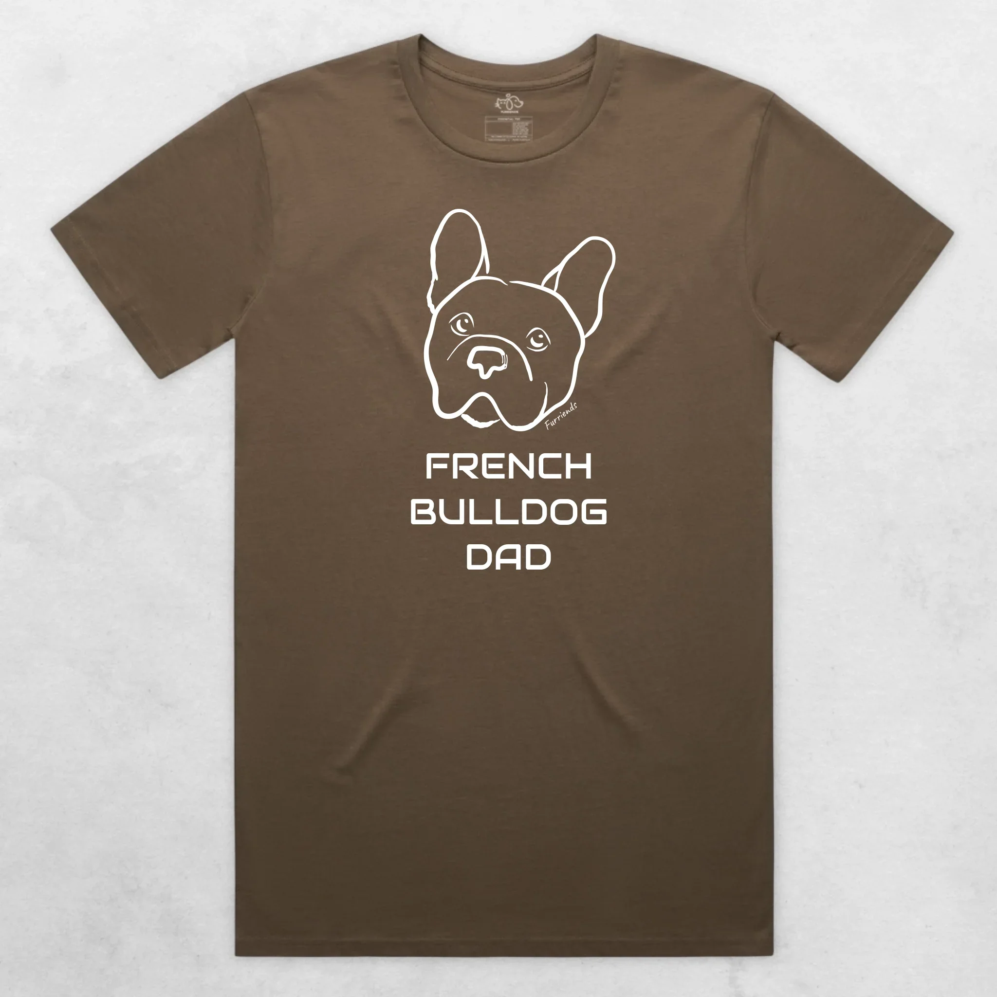 French Bulldog Dad Regular Fit-T-Shirt - Image 7