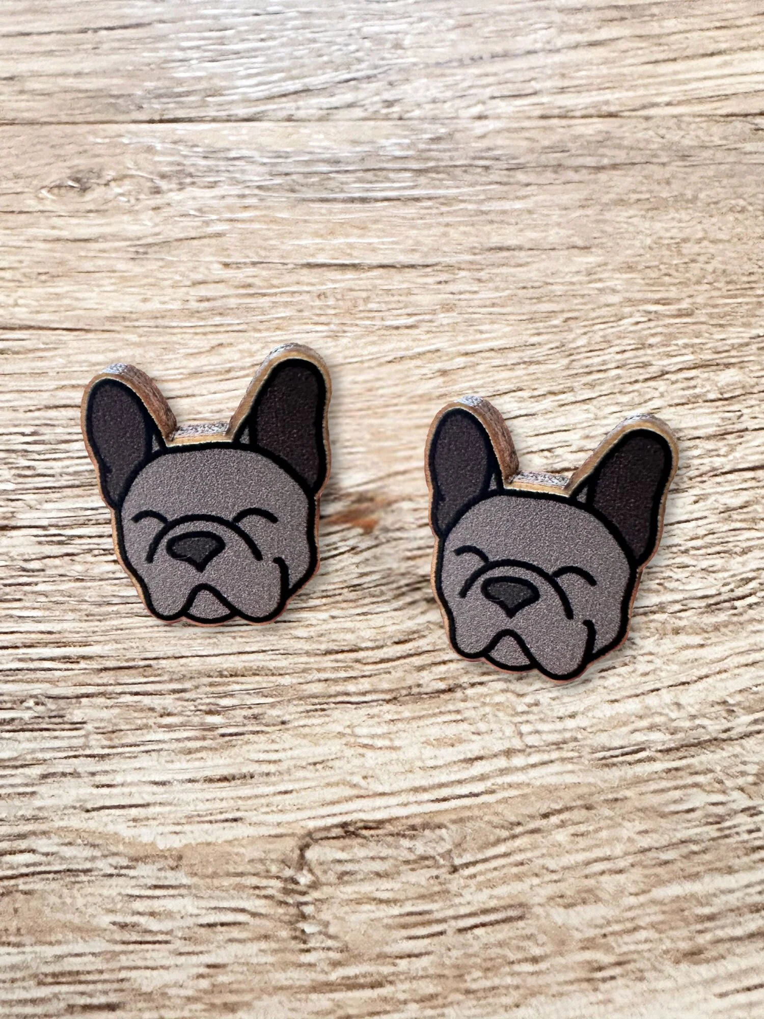 French Bulldog ColourPop Stud Earrings - Image 3