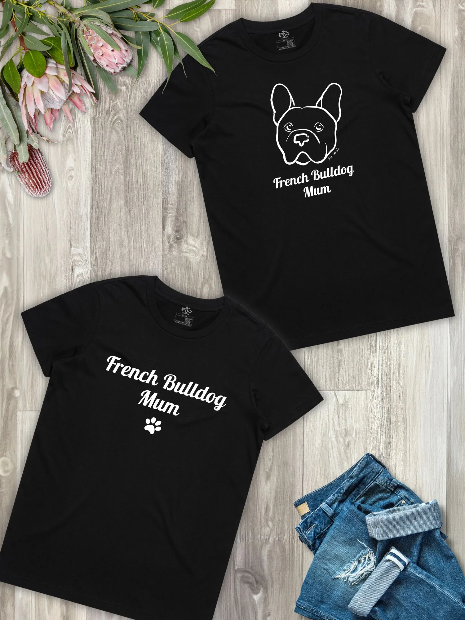 French Bulldog Mum Regular Fit T-shirt