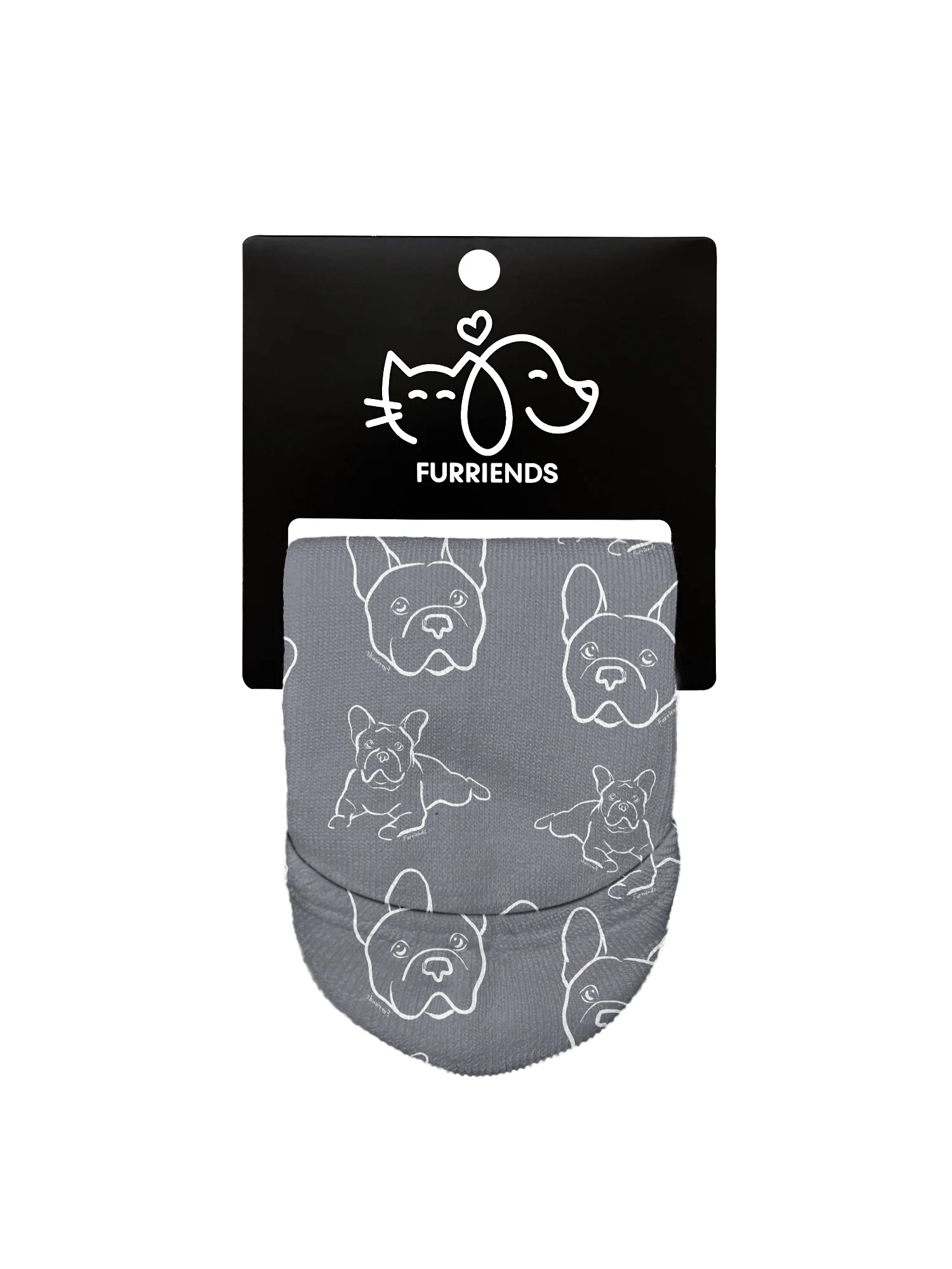 French Bulldog No Show Socks - Image 6