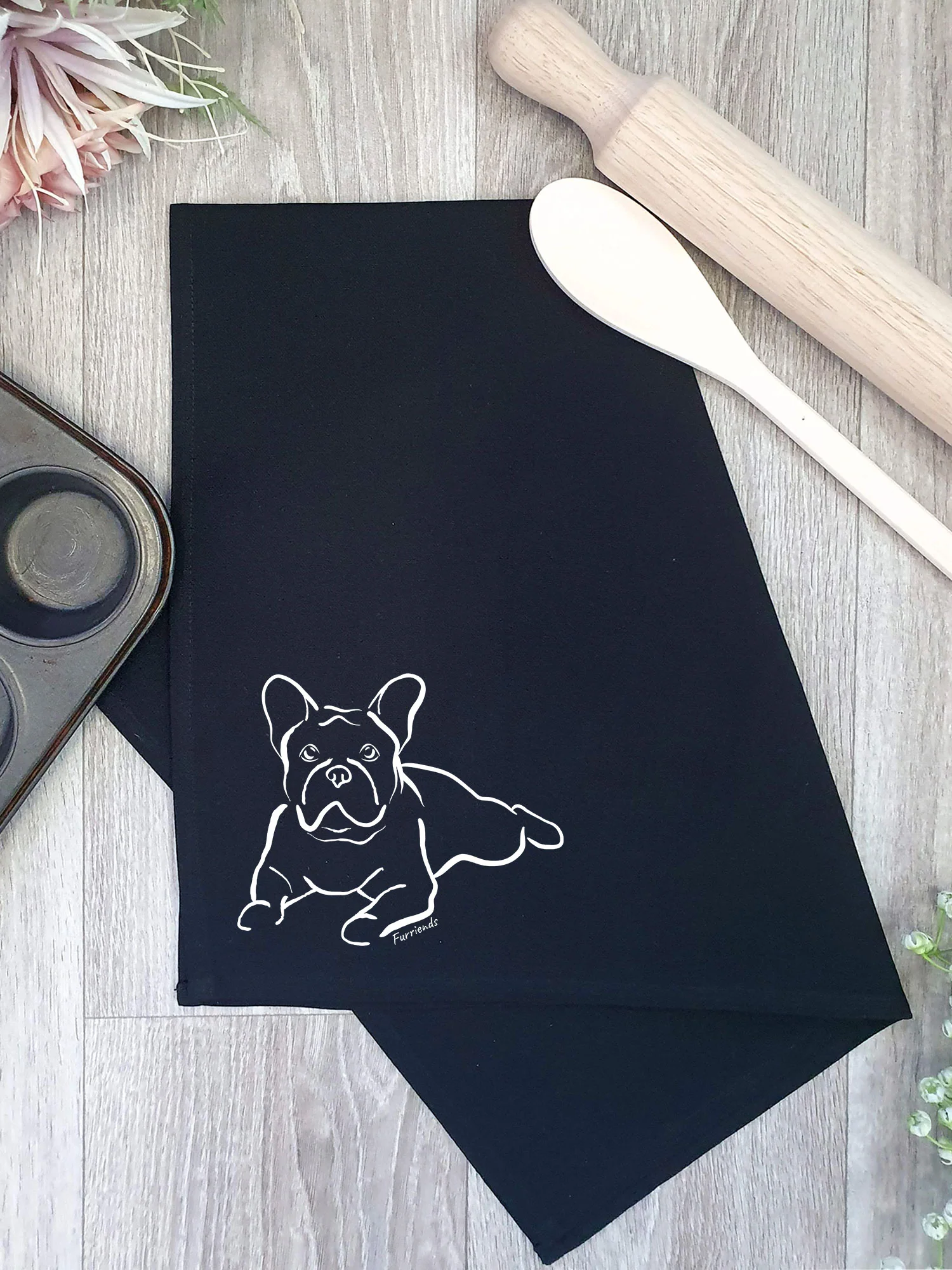 French Bulldog Tea Towel - Image 3