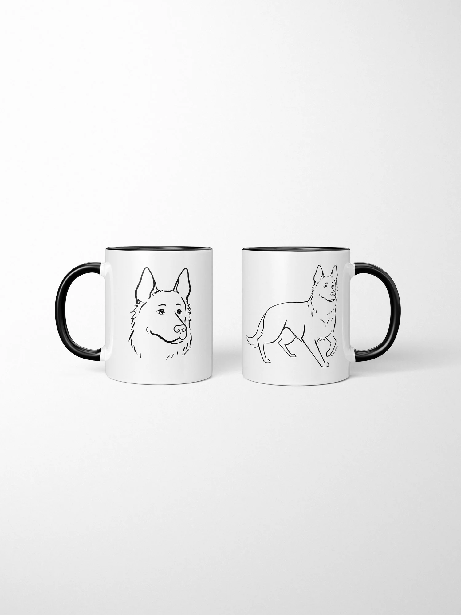 German Shepherd Ceramic Mug - Image 3