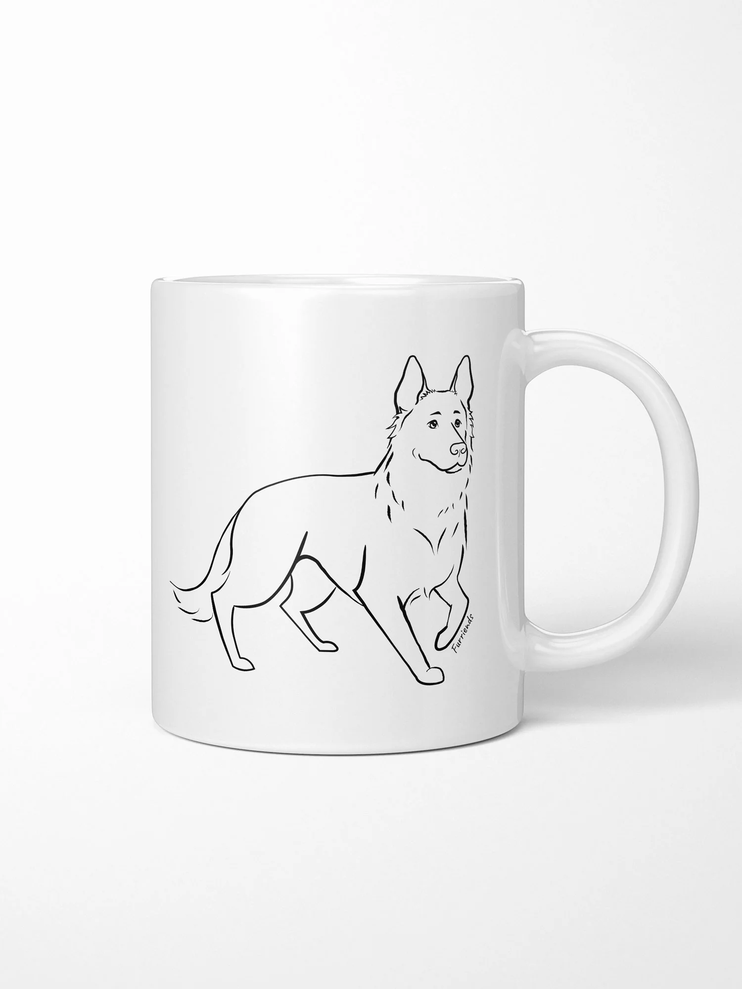 German Shepherd Ceramic Mug - Image 4