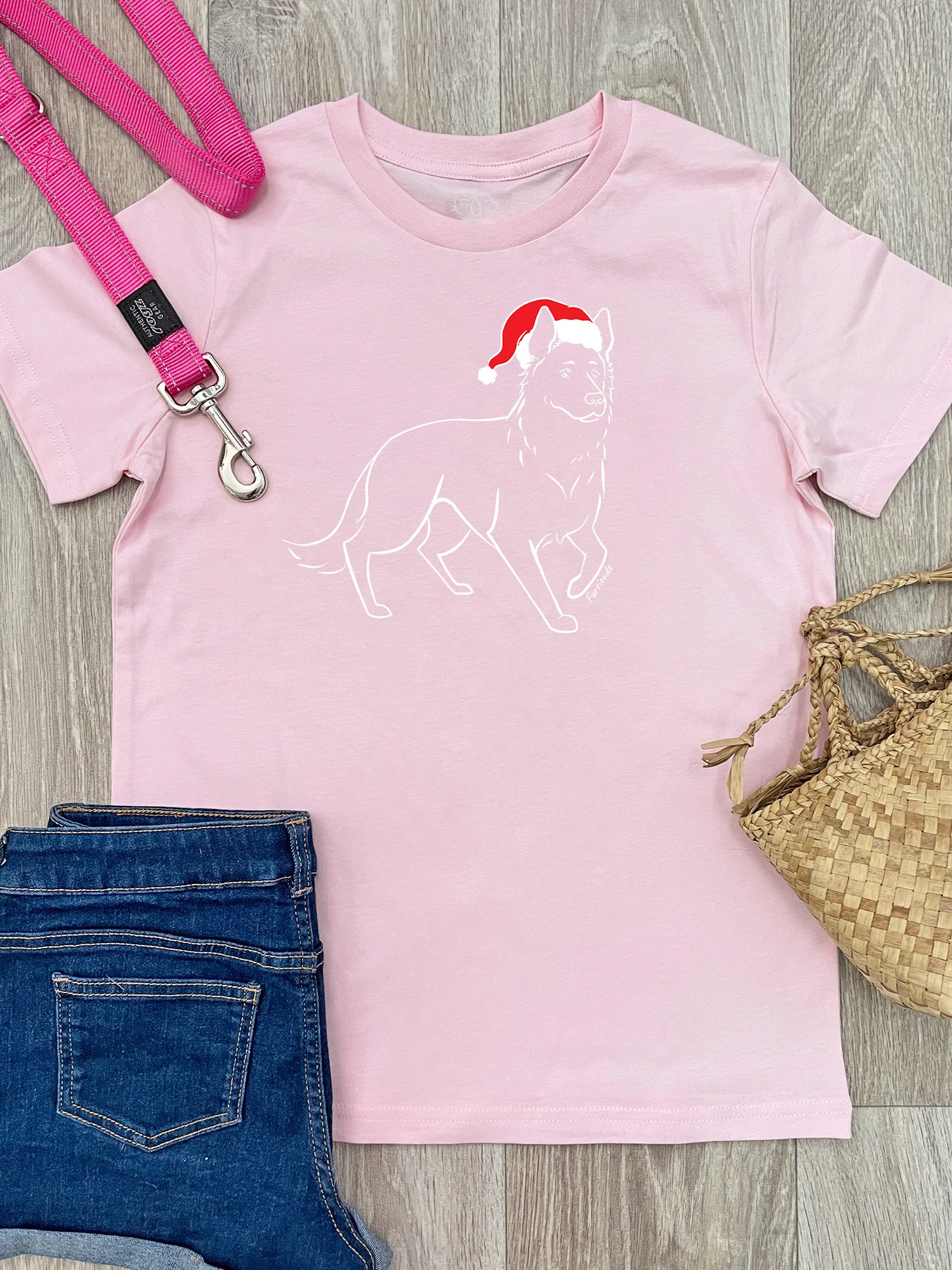 German Shepherd Christmas Edition Youth Tee - Image 3
