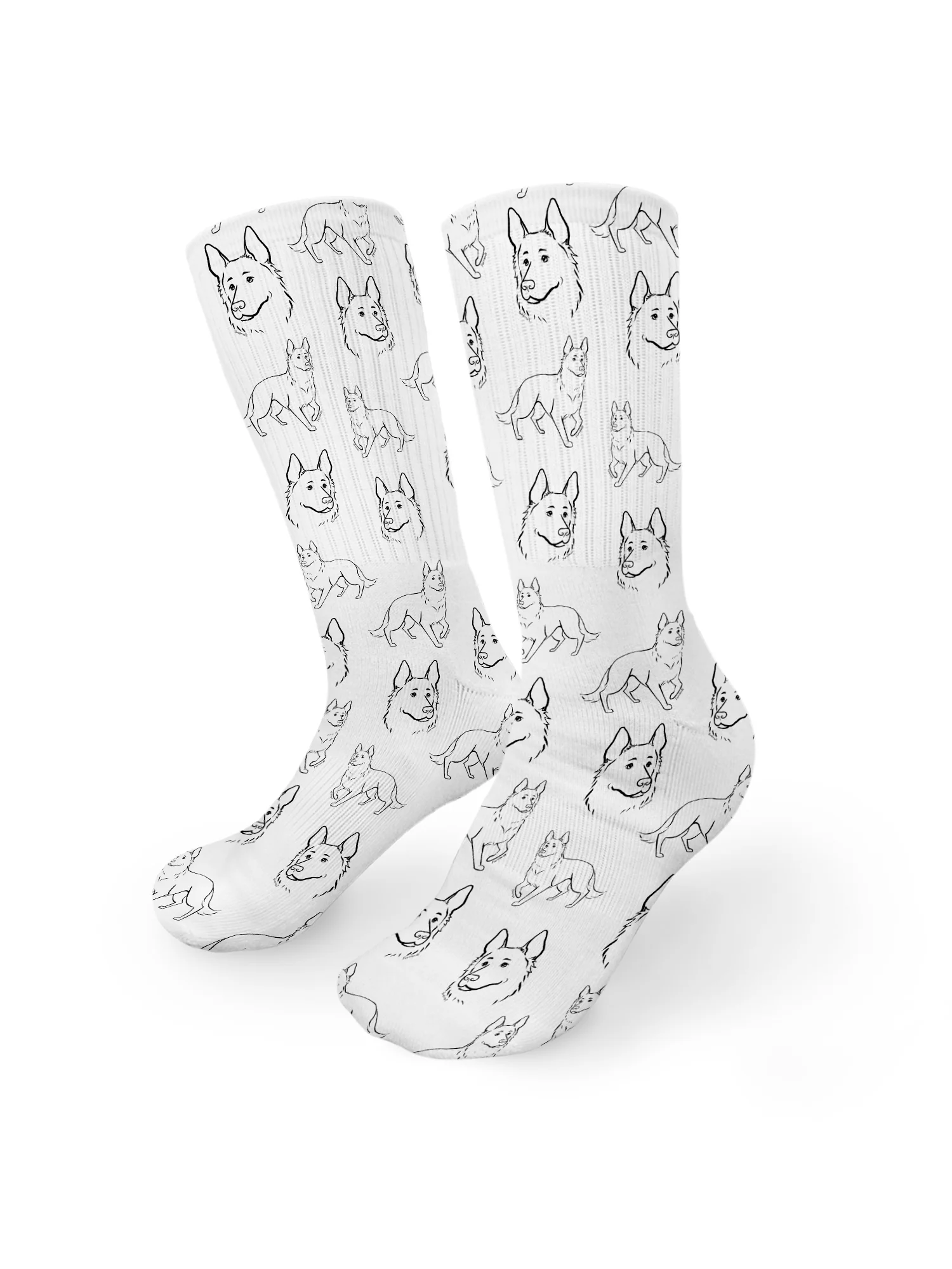 German Shepherd Crew Socks - Image 4