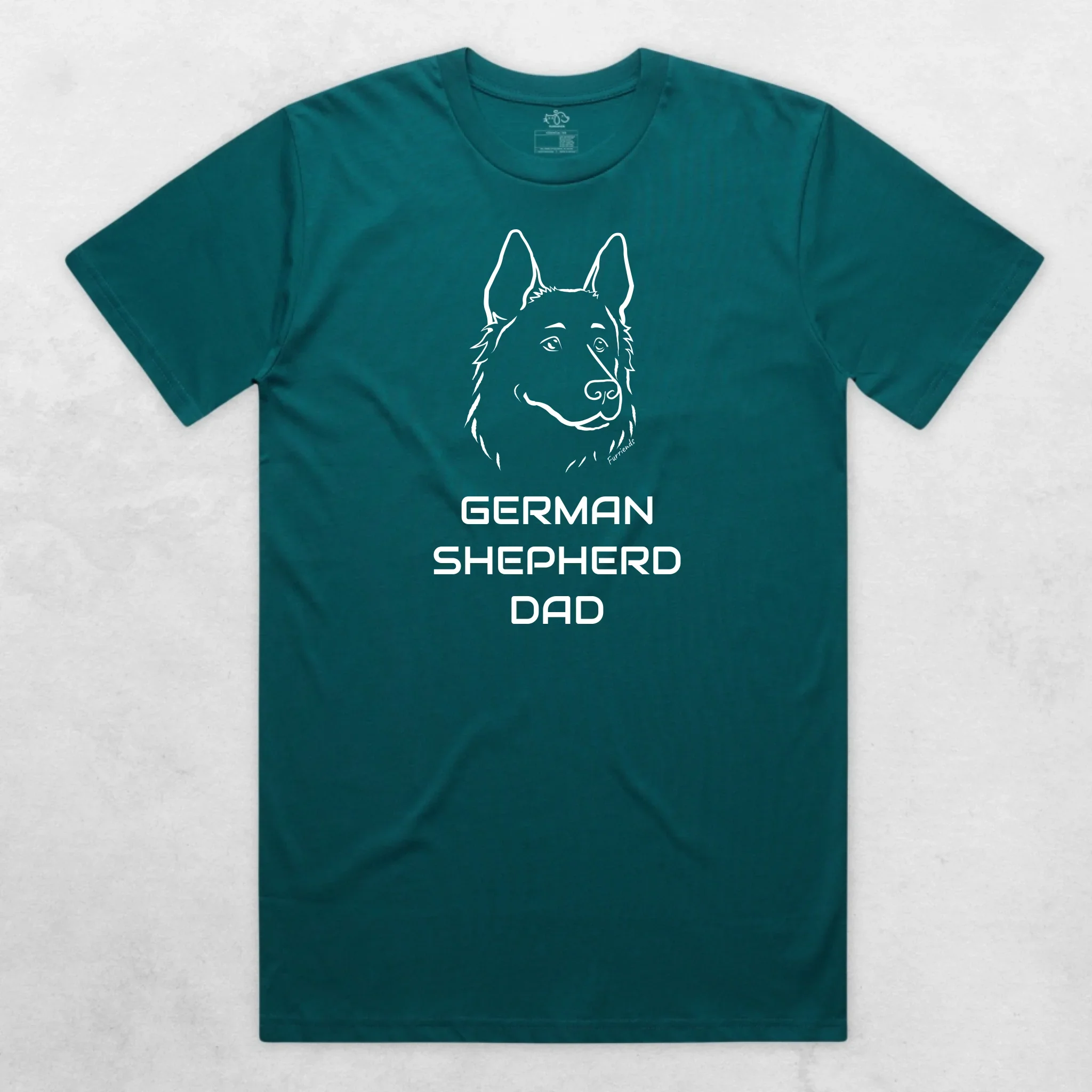 German Shepherd Dad Regular Fit-T-Shirt - Image 3