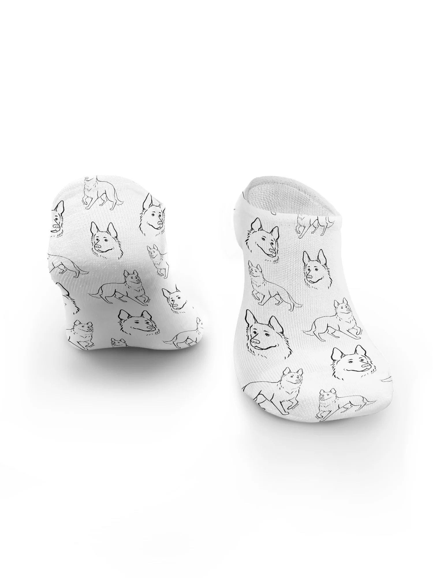 German Shepherd No Show Socks - Image 3