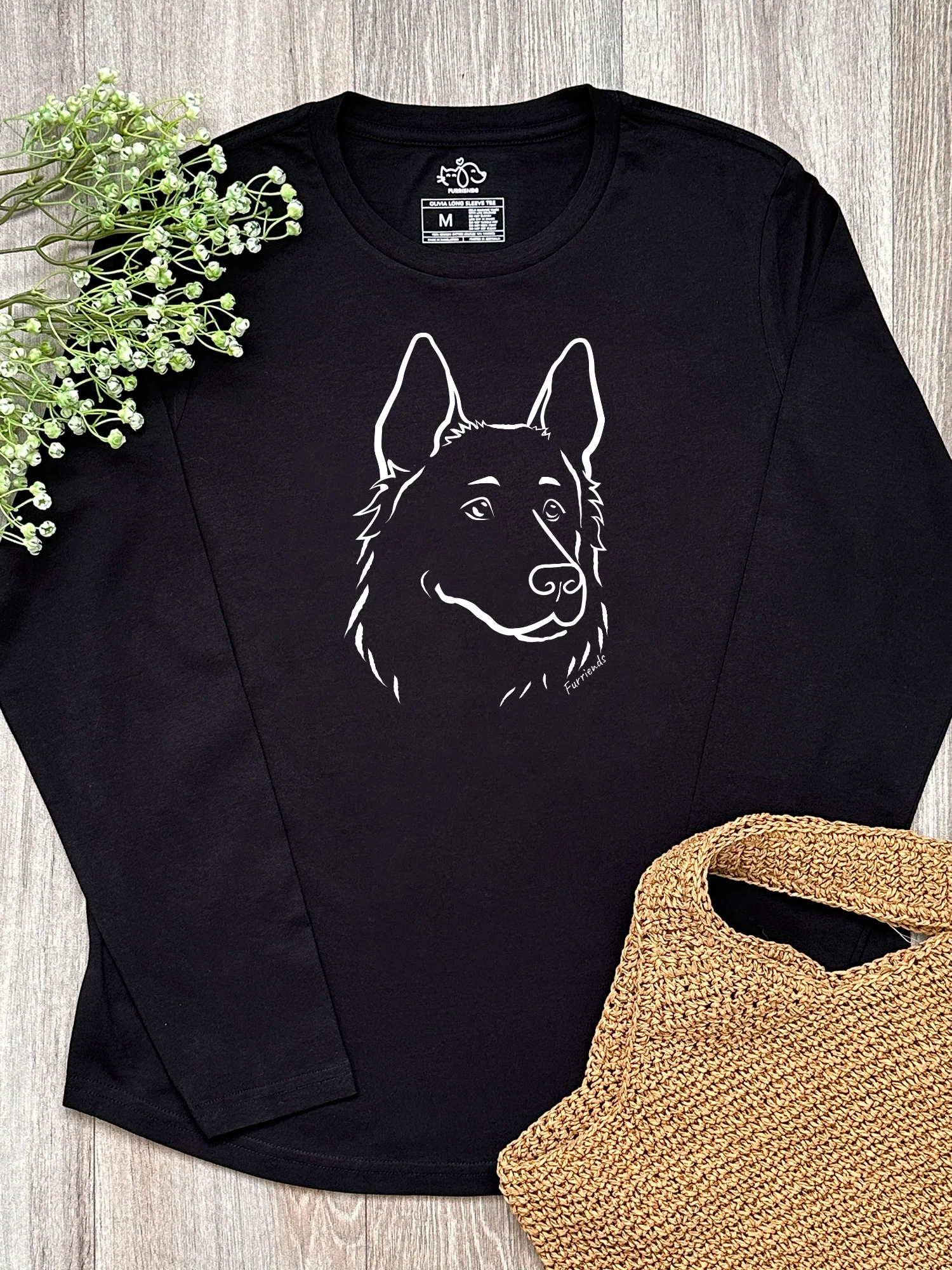 German Shepherd Olivia Women's Long Sleeve T-Shirt - Image 3