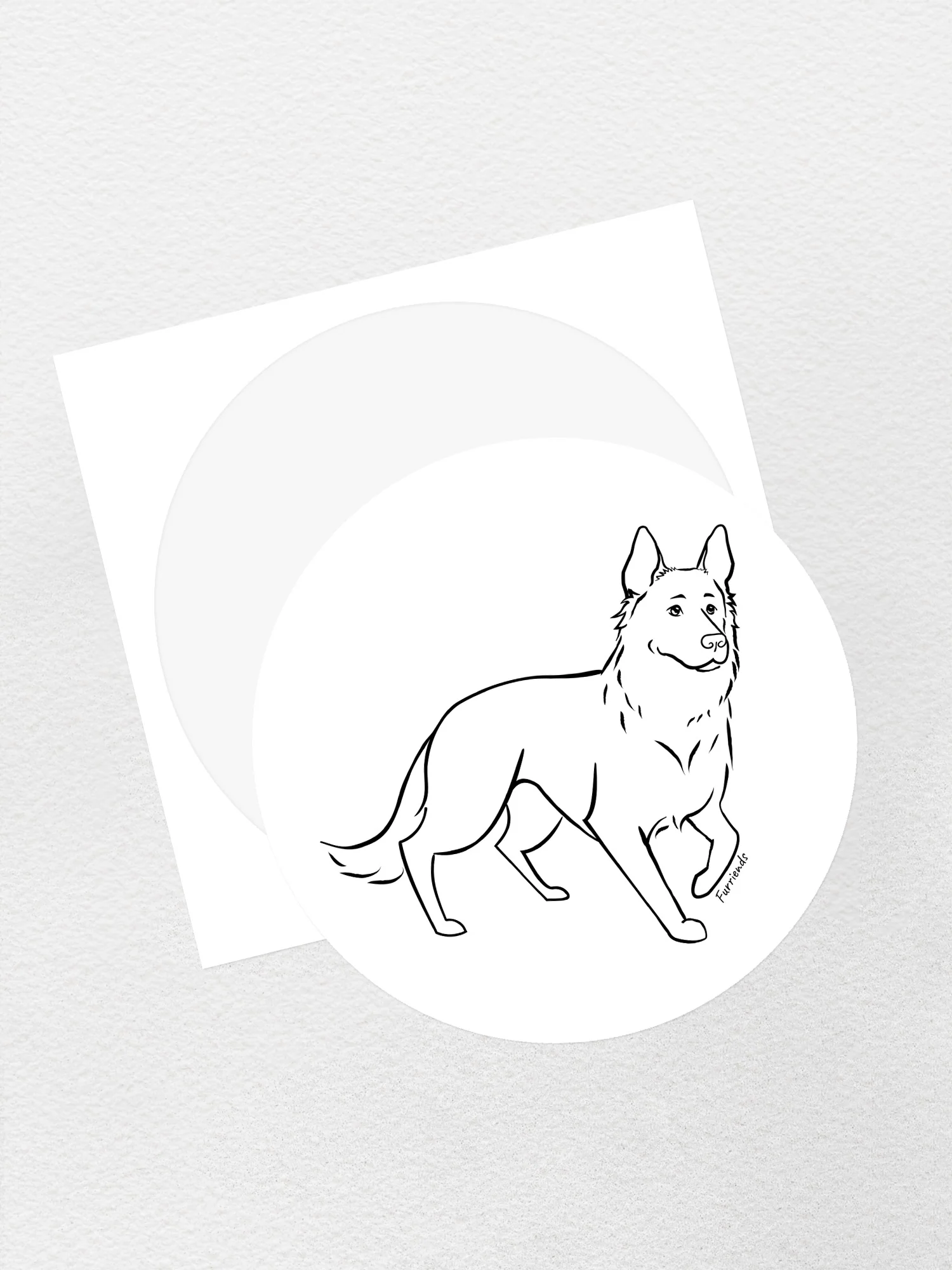 German Shepherd Sticker - Image 4