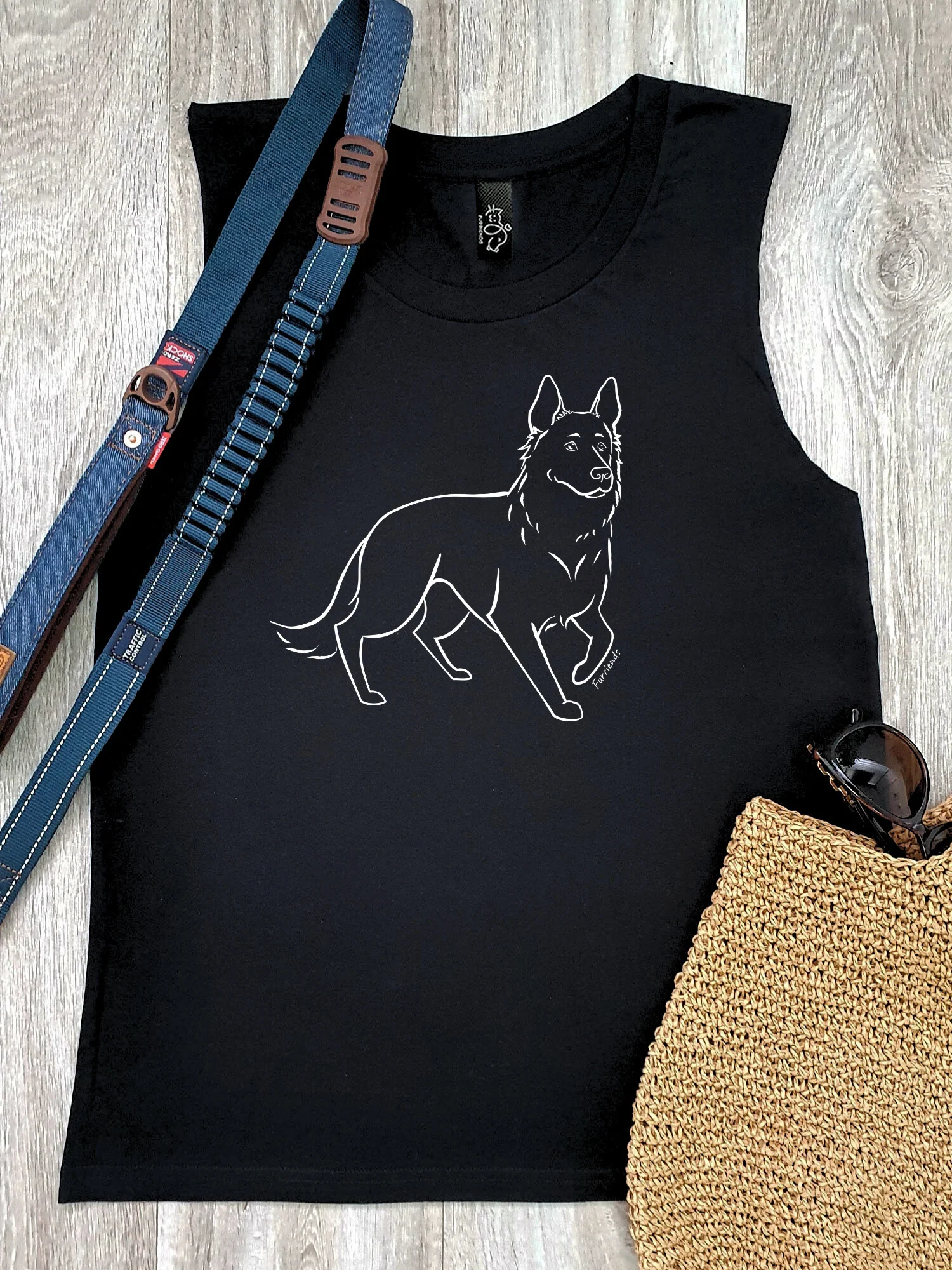 German Shepherd Tank Top - Image 2