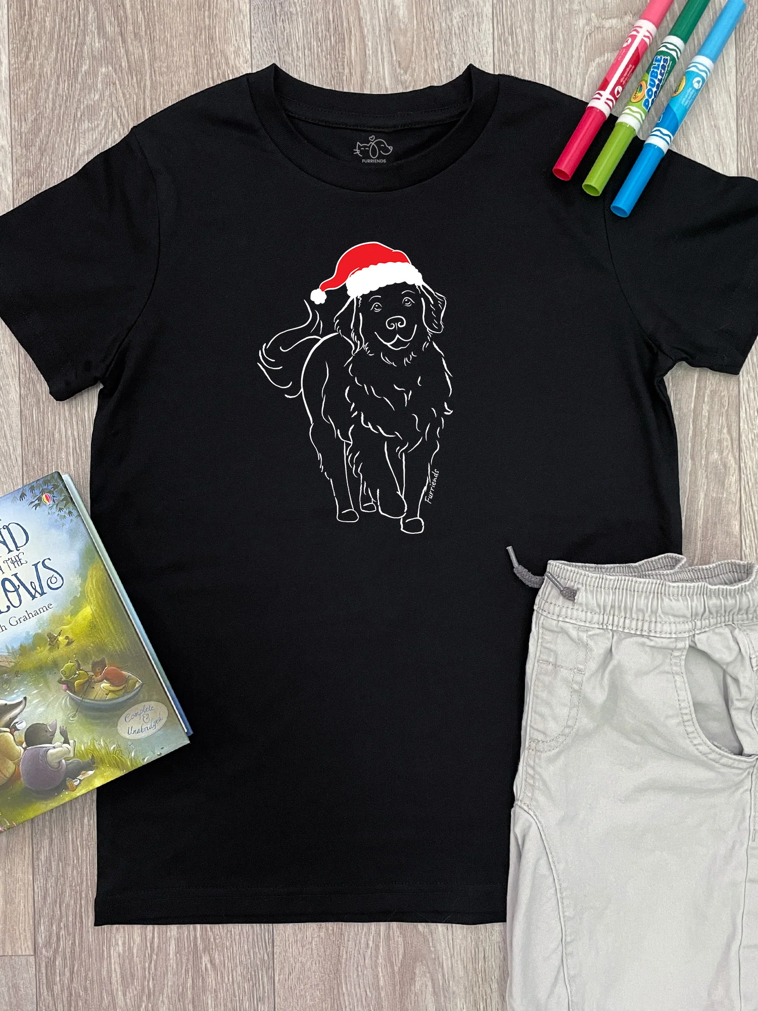 Golden Retriever Christmas Edition Youth Tee - Image 2