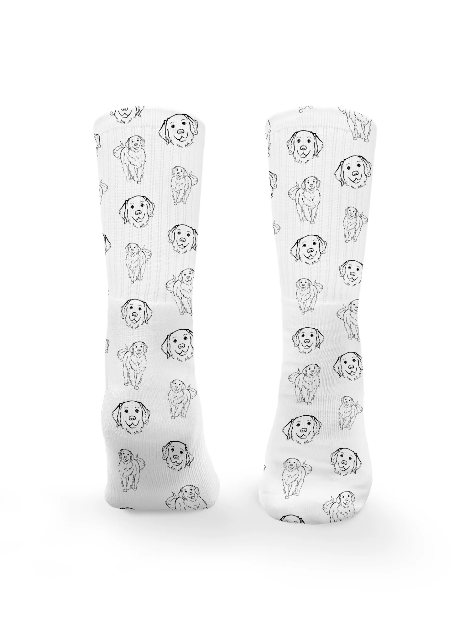 Golden Retriever Crew Socks - Image 2