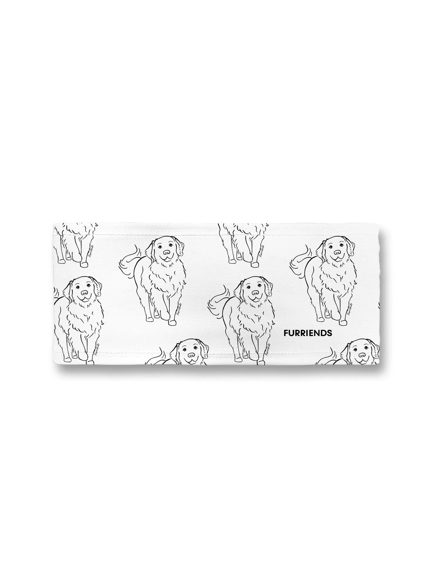 Golden Retriever Eco Performance Headband - Image 10
