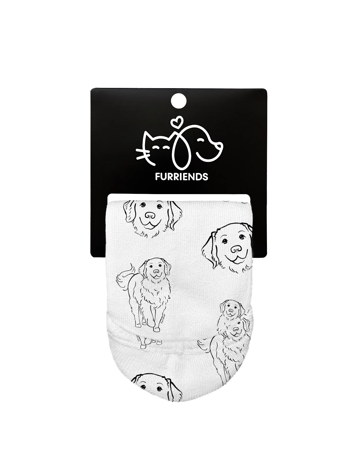 Golden Retriever No Show Socks - Image 3