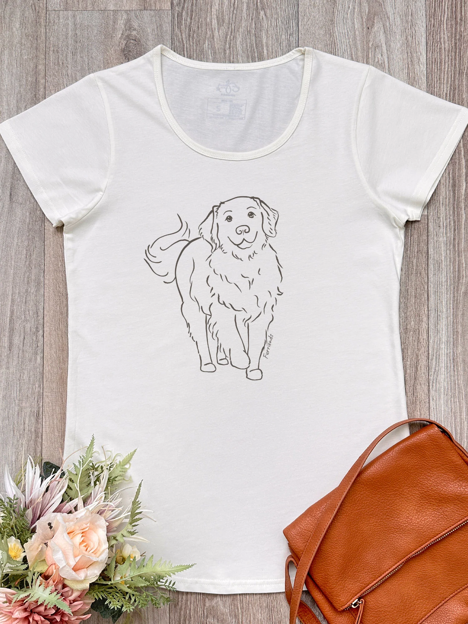 Golden Retriever Remi Women's Scoop Neck T-Shirt - Image 6