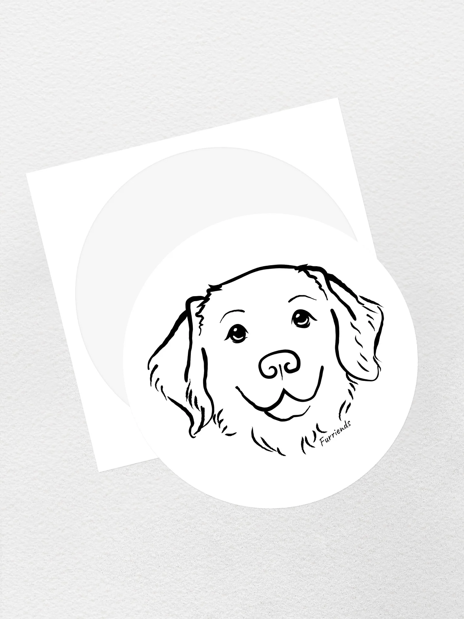 Golden Retriever Sticker - Image 2