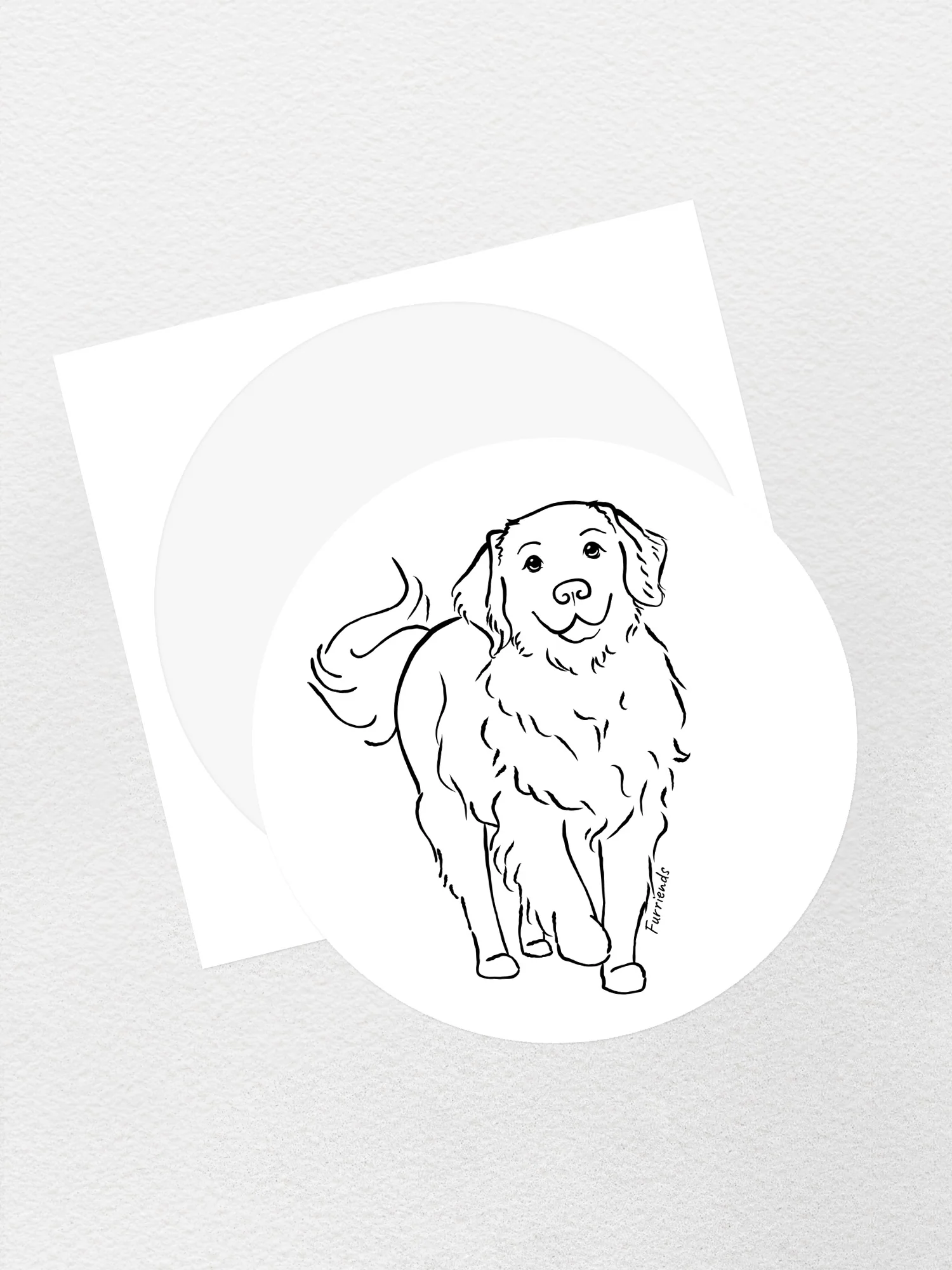Golden Retriever Sticker - Image 4