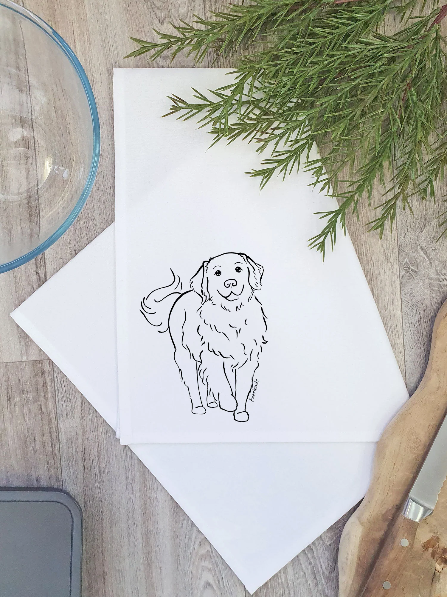 Golden Retriever Tea Towel - Image 4