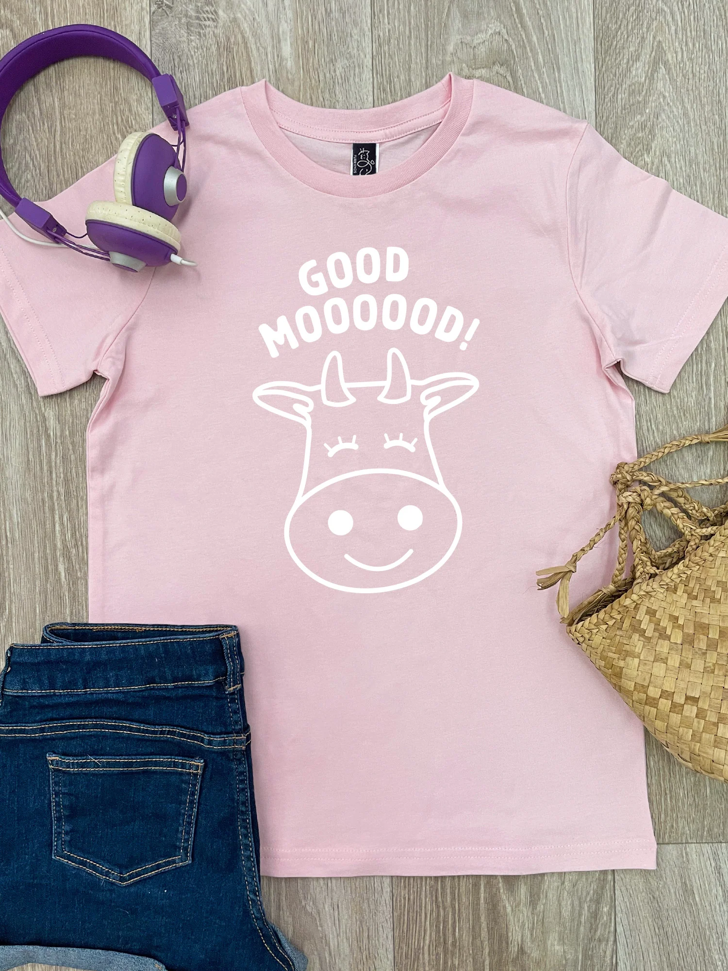Good Moooood Youth Tee - Image 3