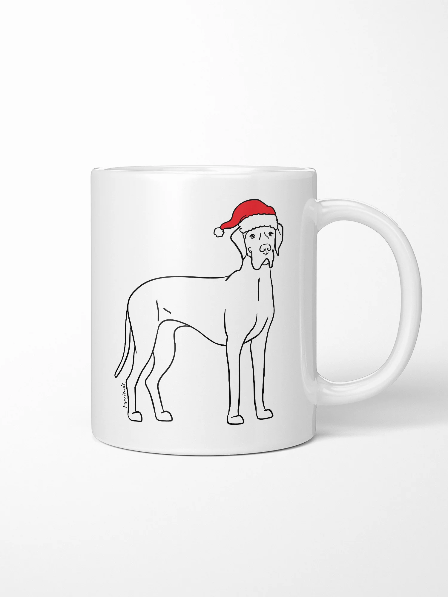 Great Dane Christmas Edition Ceramic Mug - Image 2