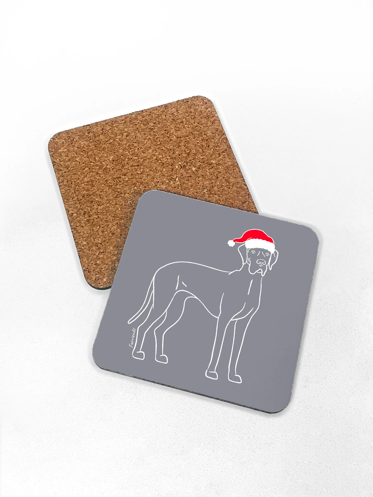 Great Dane Christmas Edition Coaster - Image 6